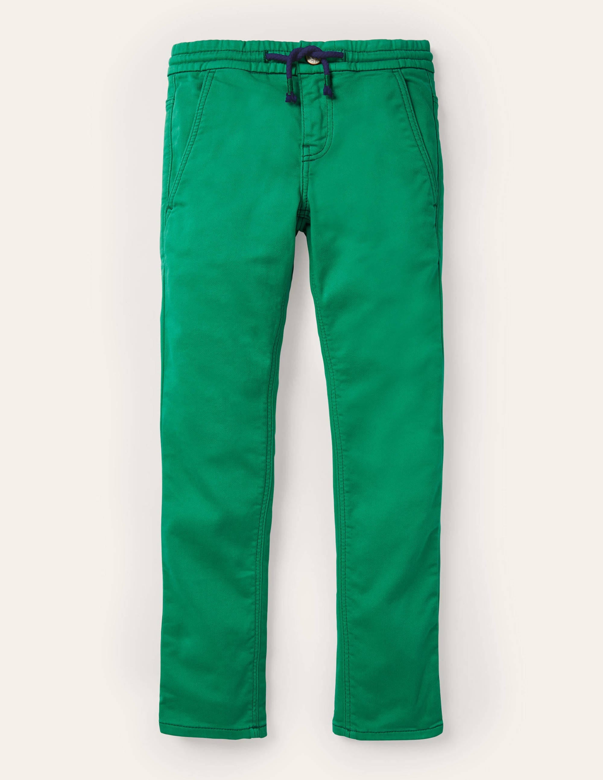 Schmal geschnittene Jersey-Jeans-Wiesengrün - Image 1