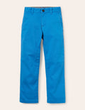 Pantalon chino stretch-Bleu marocain