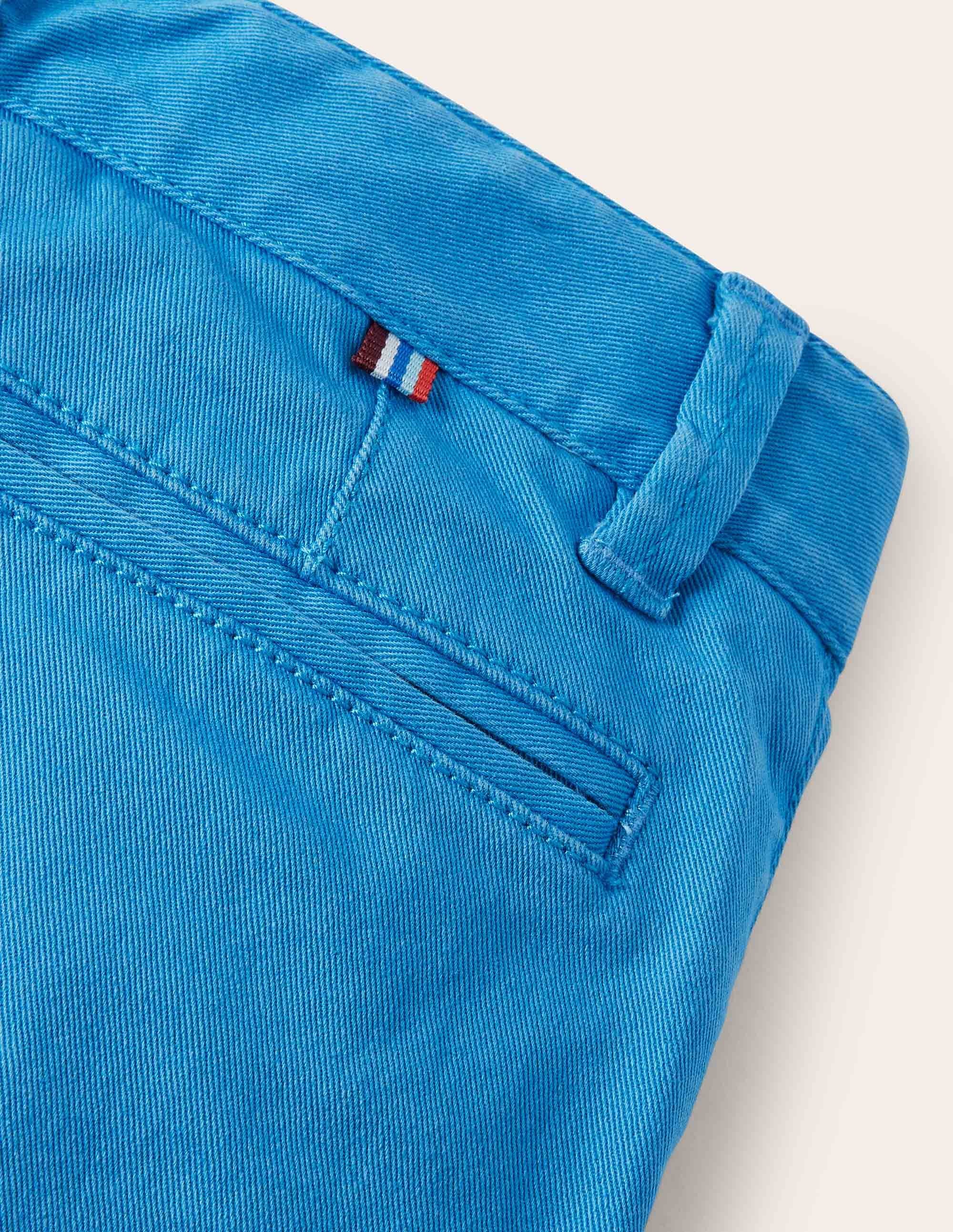 Pantalon chino stretch-Bleu marocain - Image 3