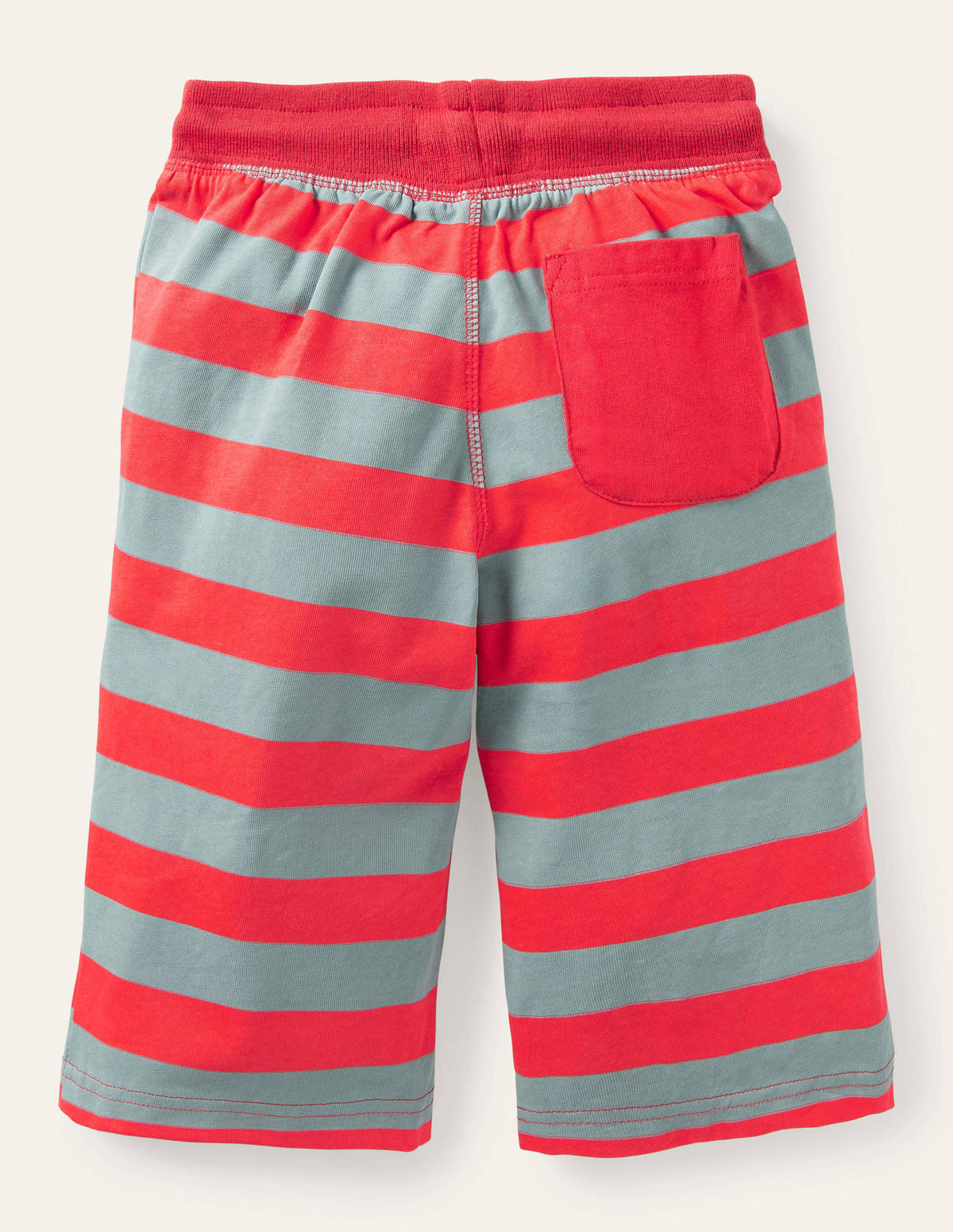Jersey-Baggyhose-Erdbeerkuchenrot/Nebelblau-2