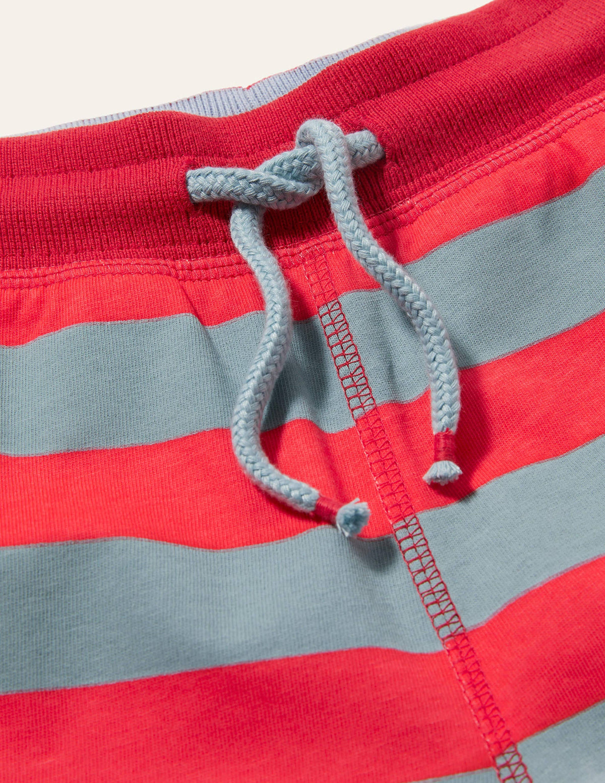 Jersey-Baggyhose-Erdbeerkuchenrot/Nebelblau - Image 3
