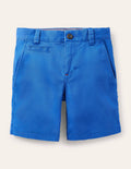 Short chino-Bleu brillant