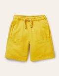 Stückgefärbte Sweatshorts-Narzissengelb