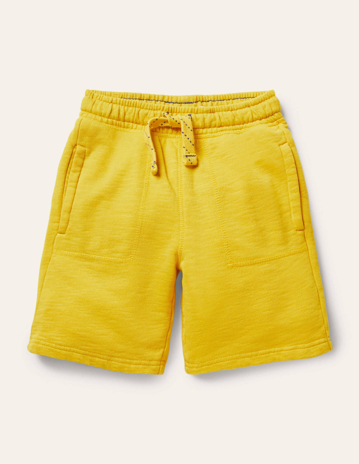Stückgefärbte Sweatshorts-Narzissengelb - Image 1