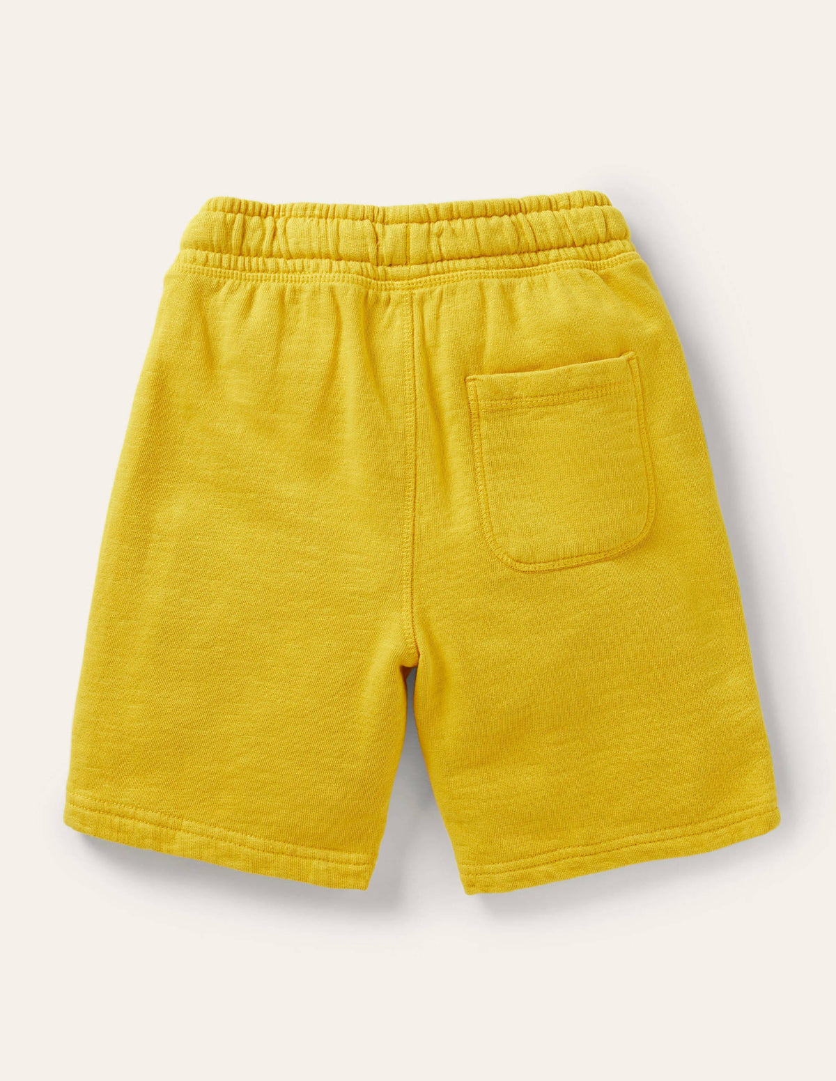 Stückgefärbte Sweatshorts-Narzissengelb-2