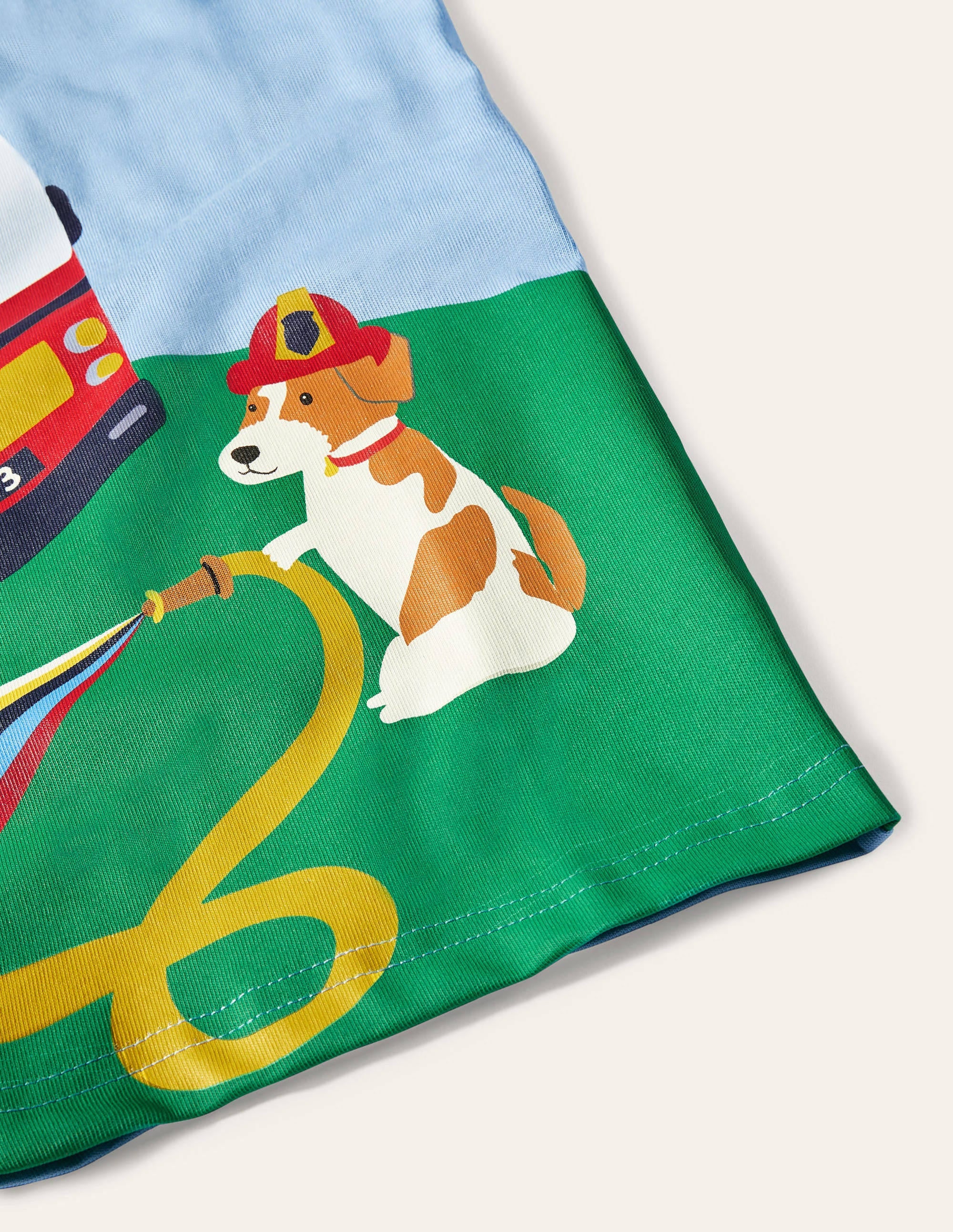 Vehicle Scene T-shirt-Surfboard Blue - Image 3