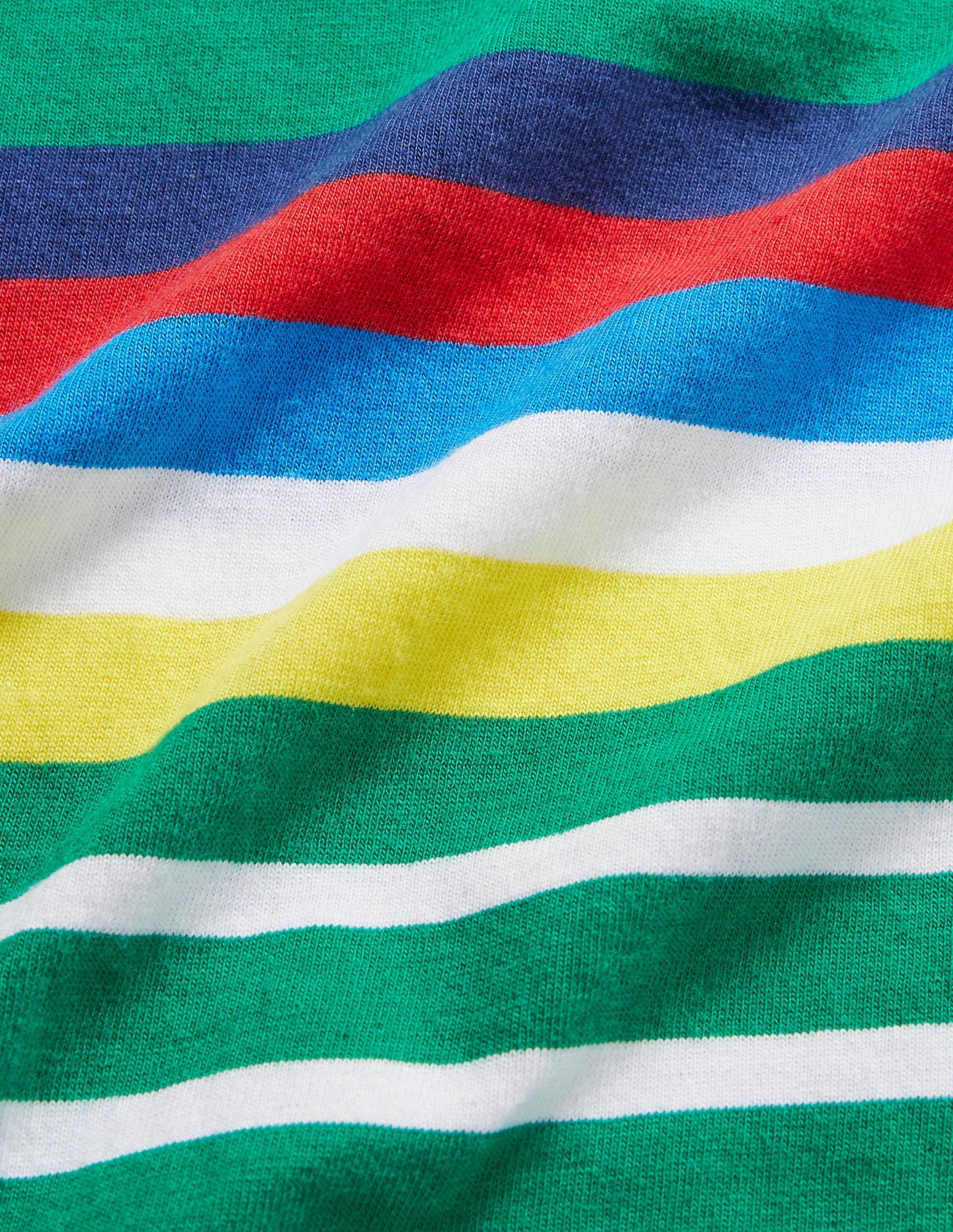Bretonshirt mit Regenbogenstreifen-Highland Green Rainbow-3