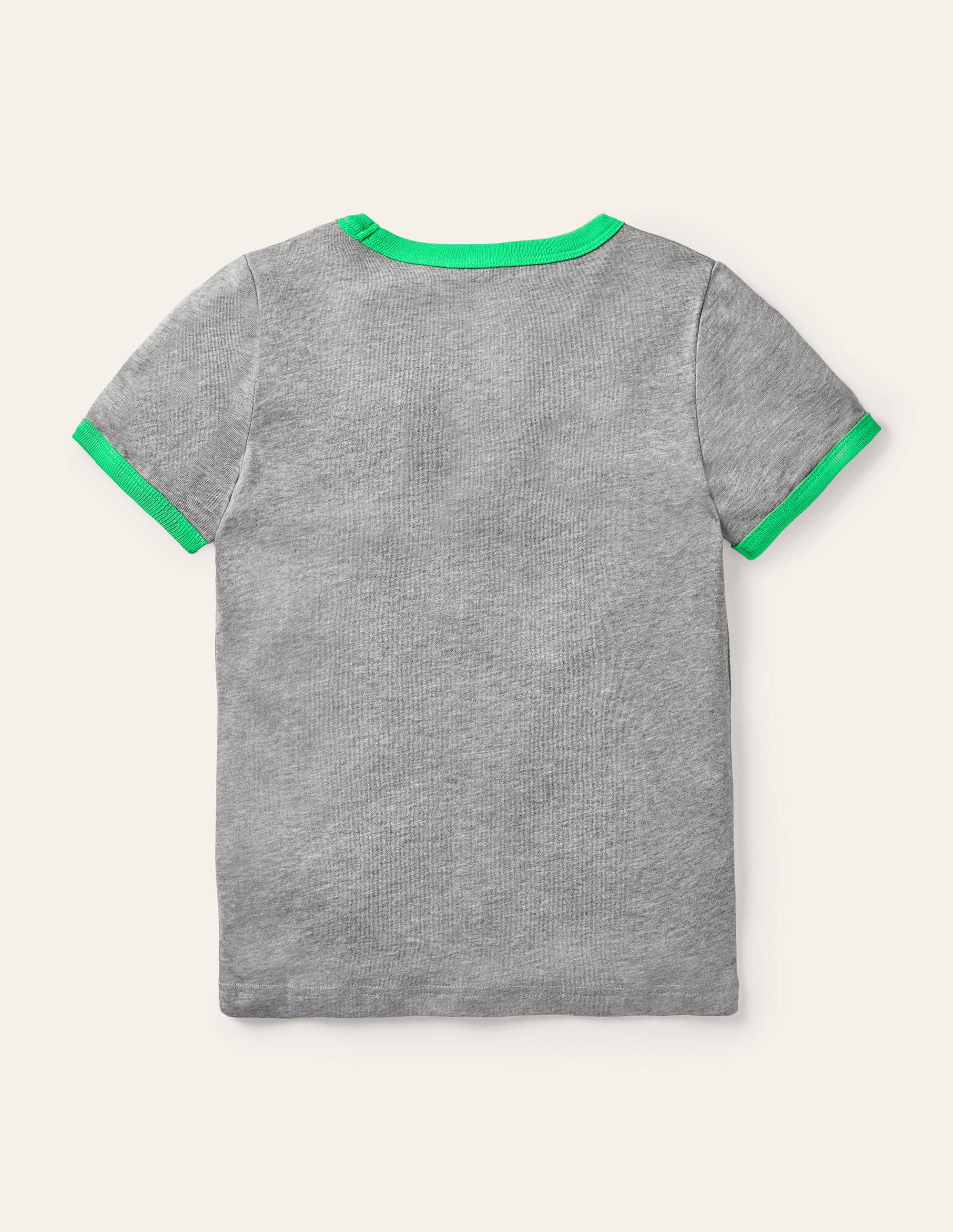T-shirt graphique-Motif Go Green gris chiné - Image 2