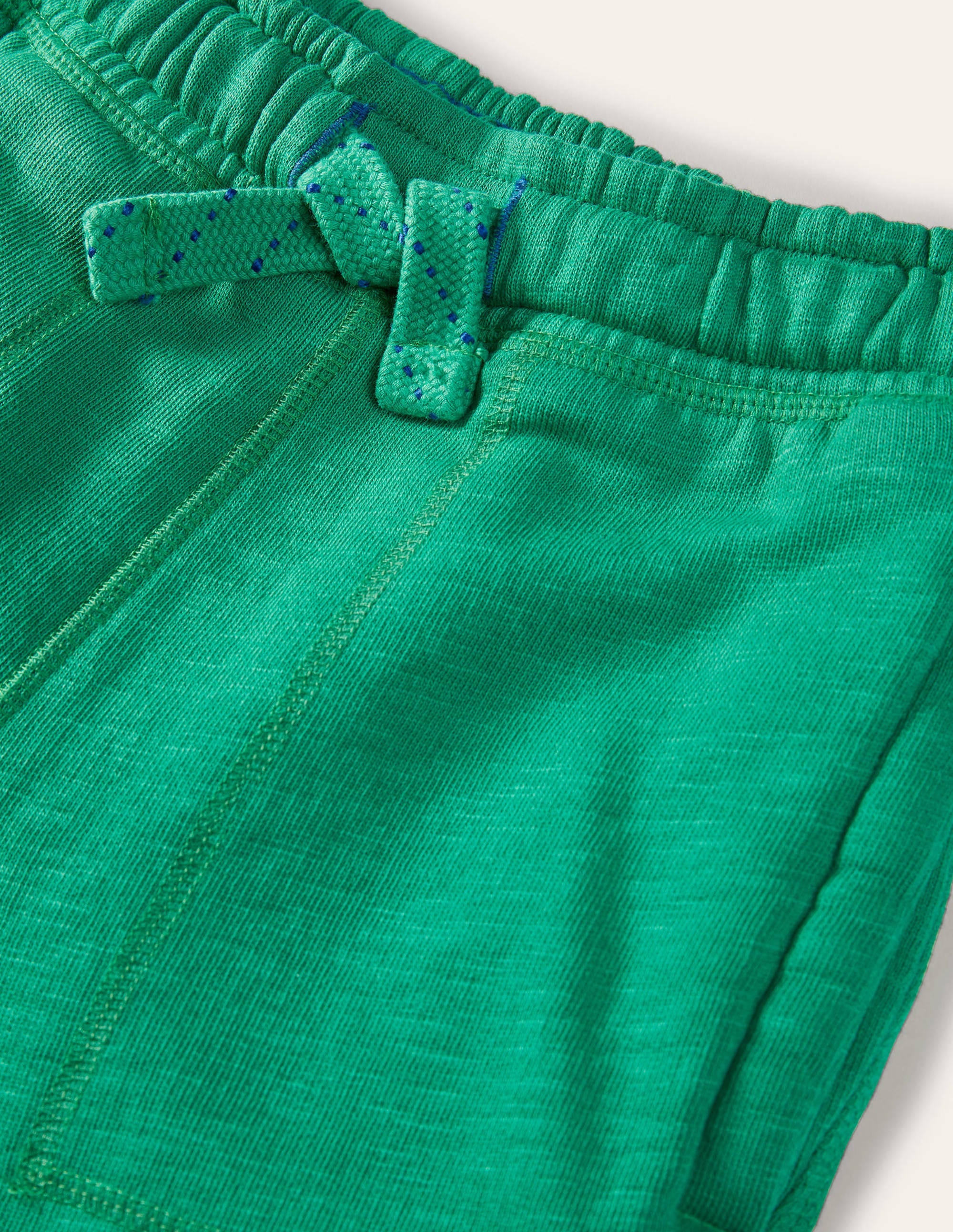 Short de survêtement teint en pièce-Vert printemps - Image 3
