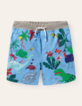 Urlaubsshorts-Surfbrettblau, Dinoinsel