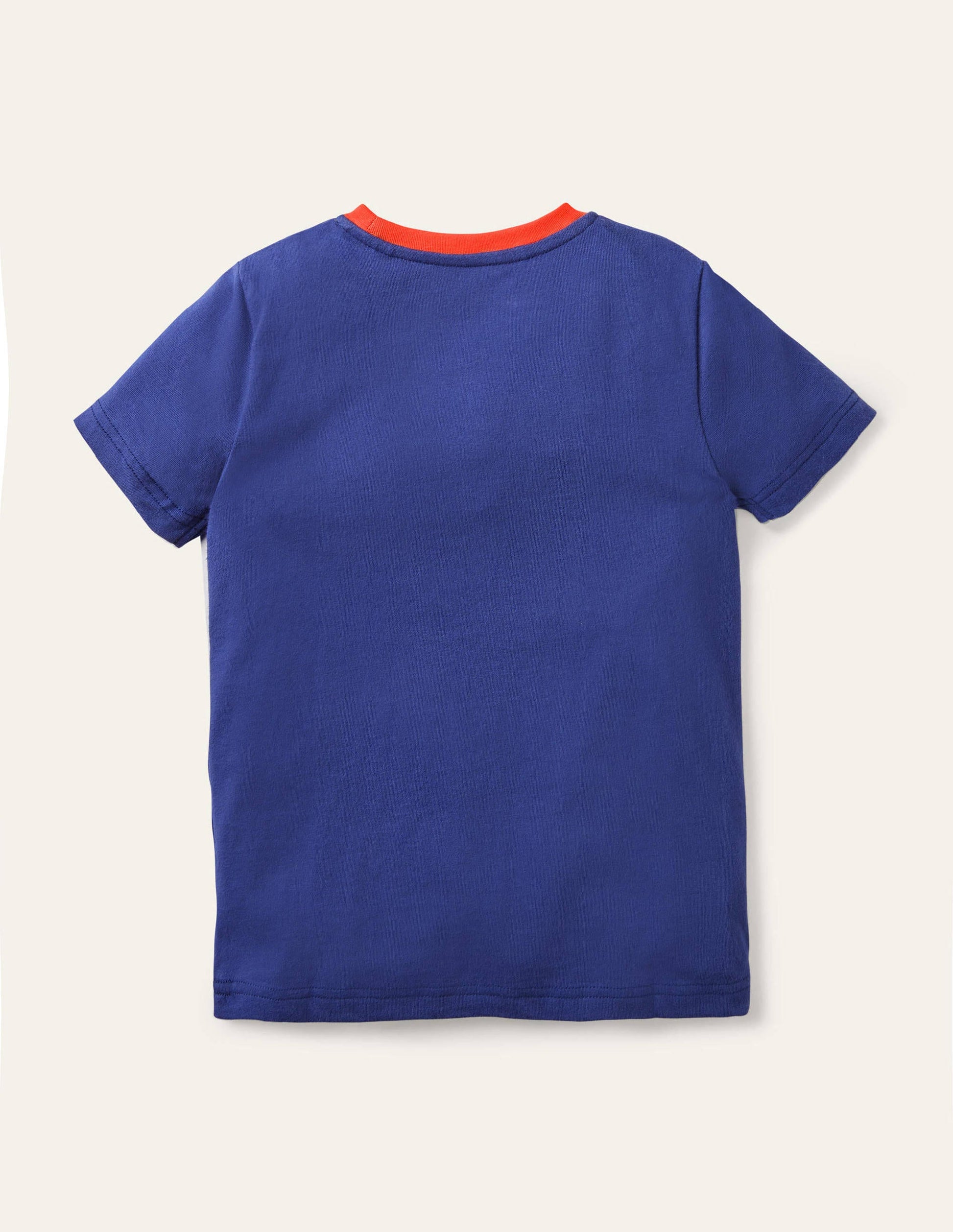 T-Shirt mit reiselustigen Tieren-Segelblau, Häschen-2