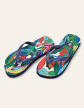 Tongs-Motif jungle multi