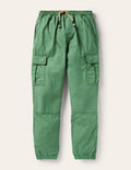Pantalon cargo doublé-Vert romarin