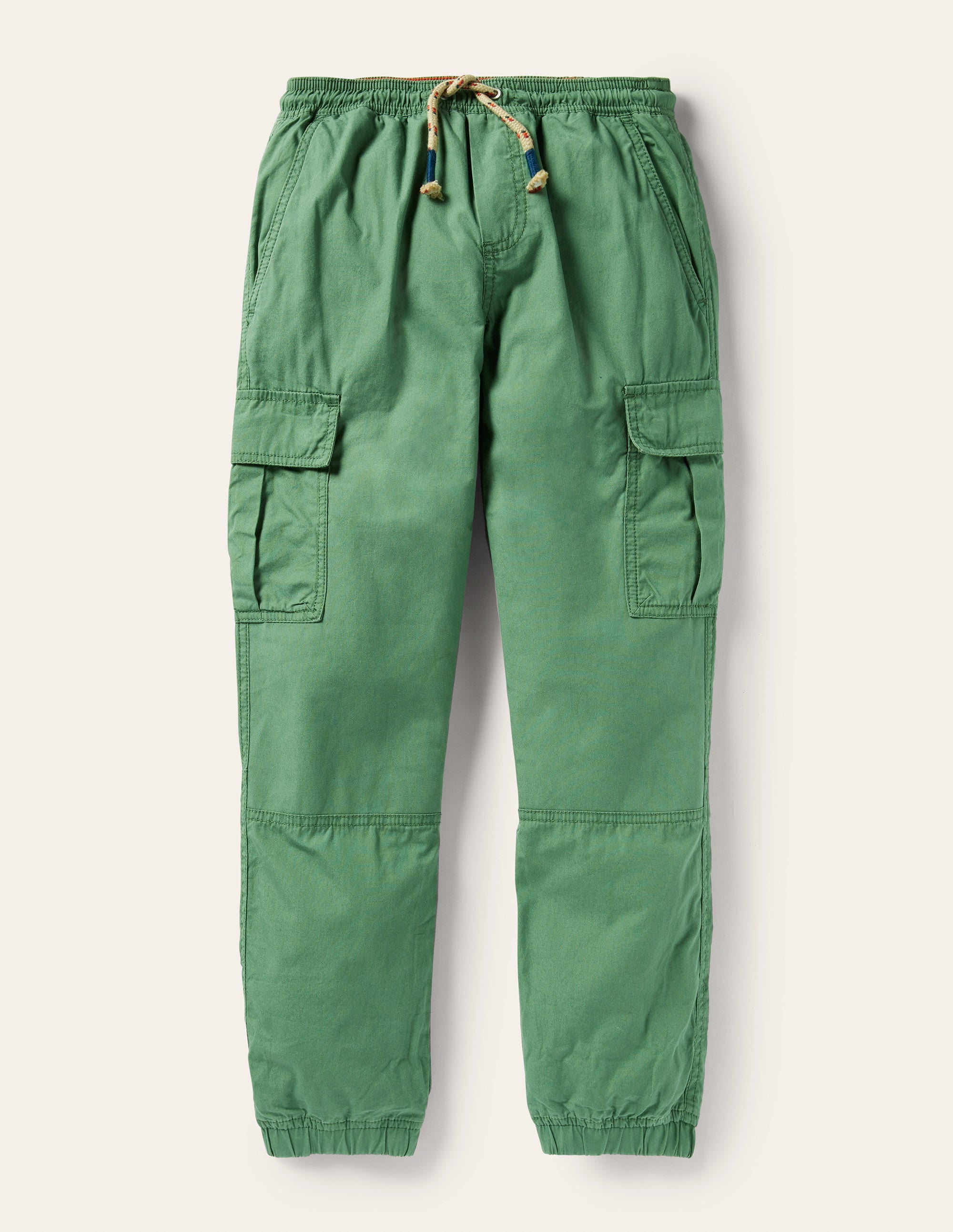 Pantalon cargo doublé-Vert romarin - Image 1