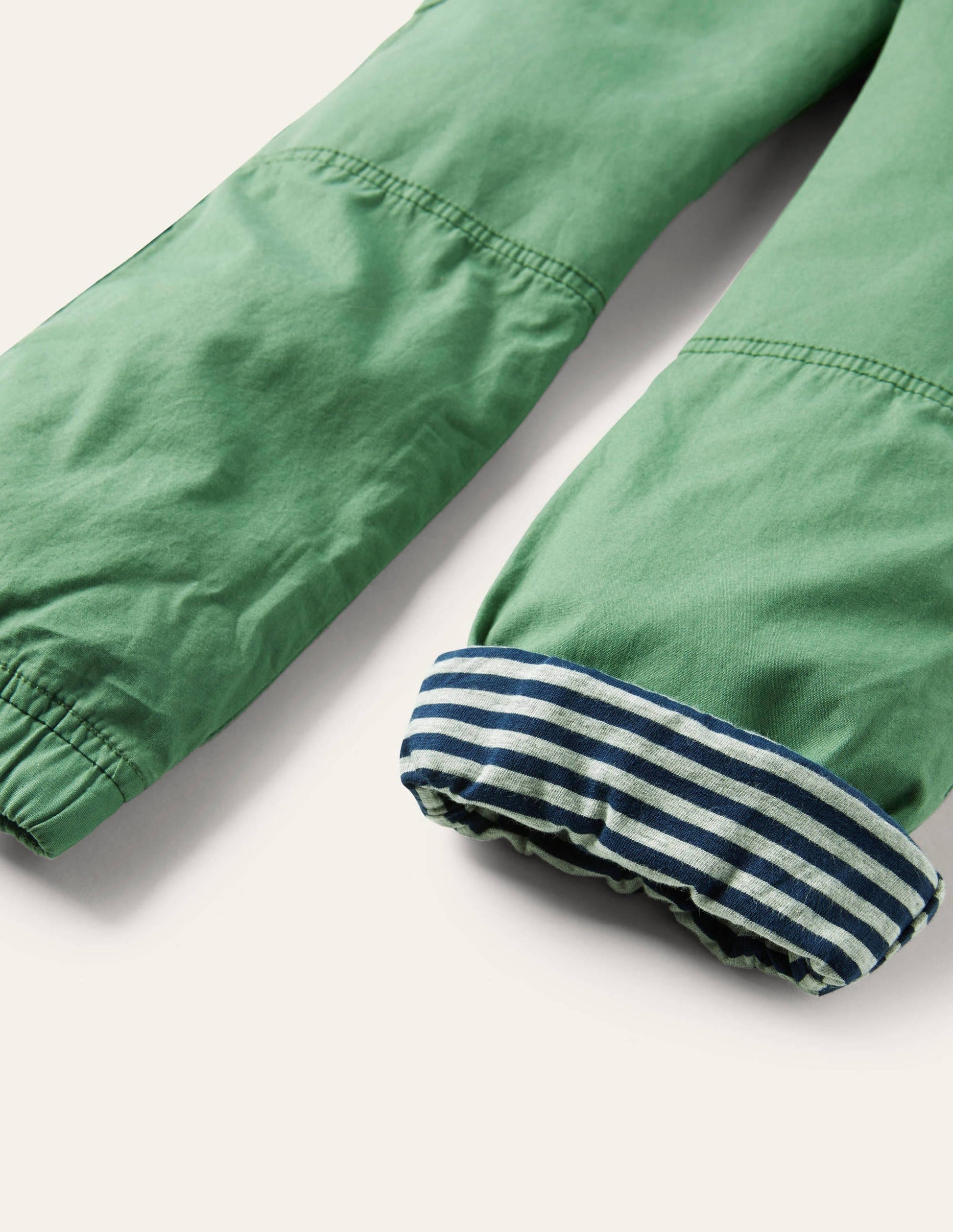 Pantalon cargo doublé-Vert romarin-3