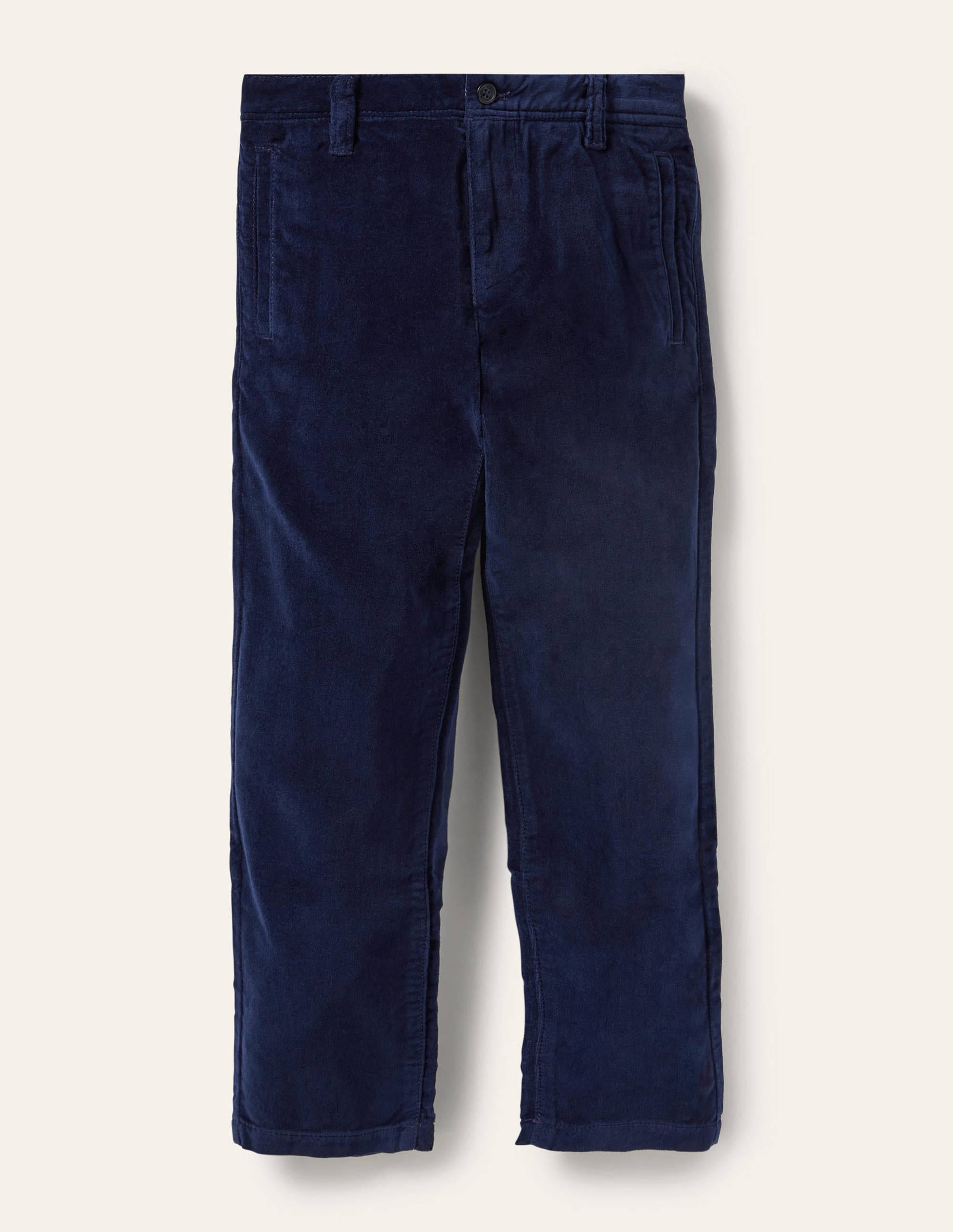 Pantalon habillé en velours-Bleu marine universitaire - Image 1
