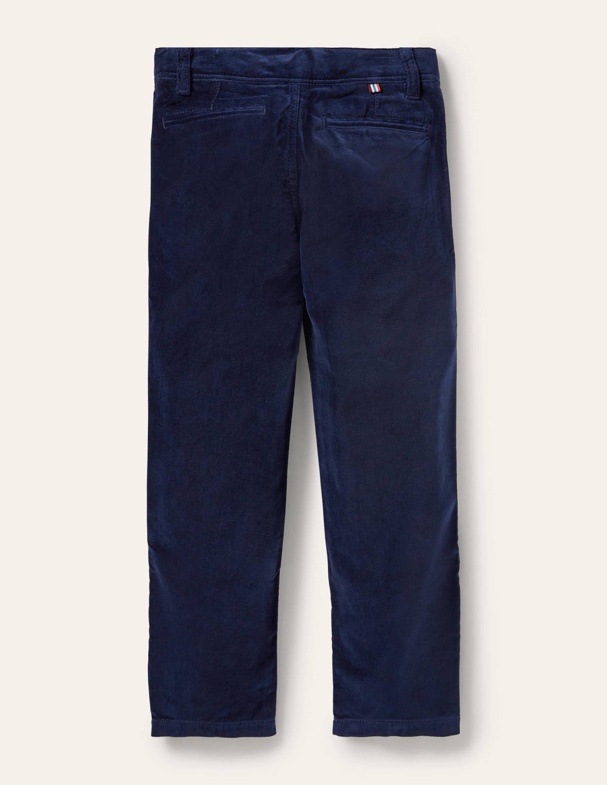 Pantalon habillé en velours-Bleu marine universitaire - Image 2
