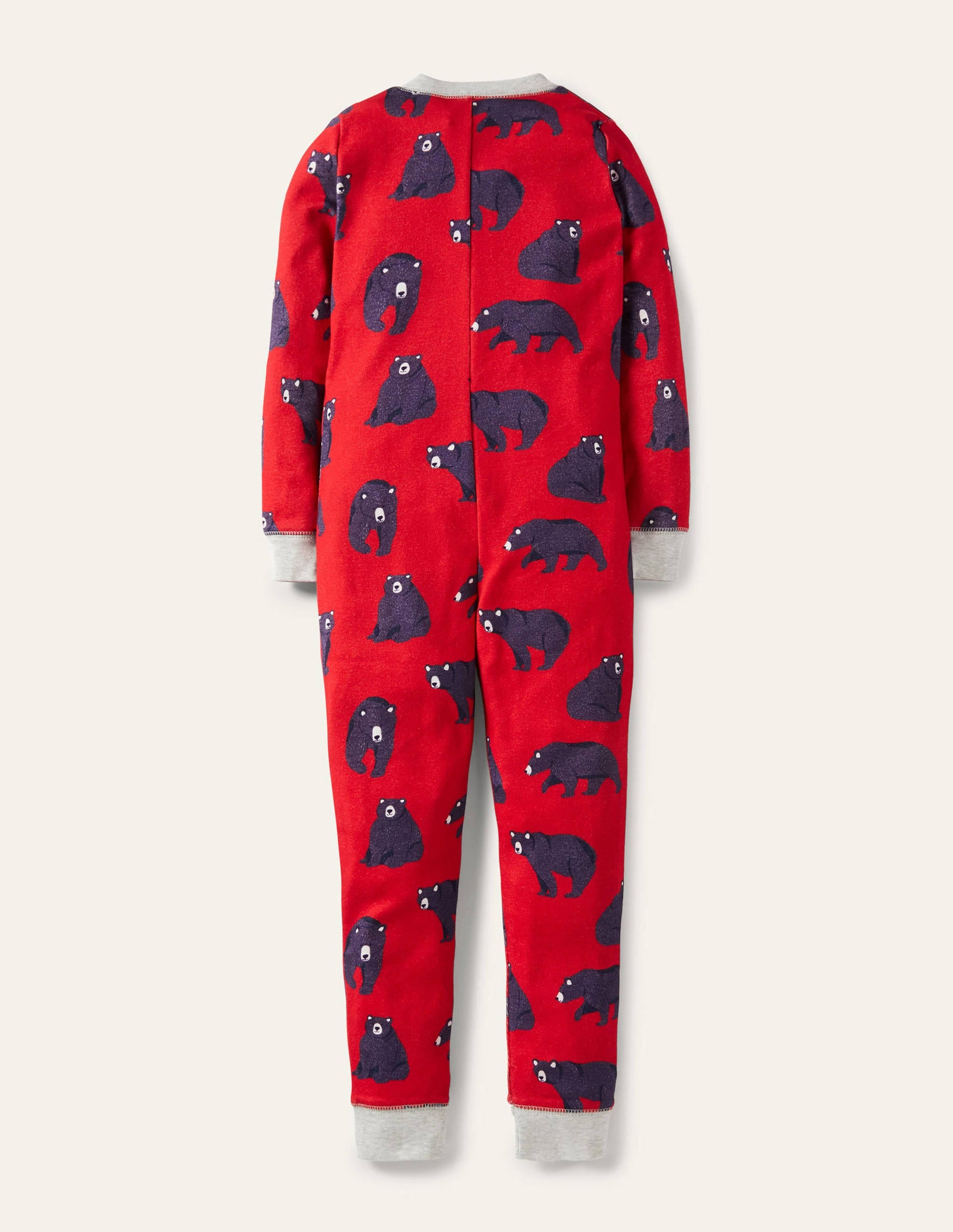 Snug All-In-One Pyjamas-Rockabilly Red Bears - Image 2