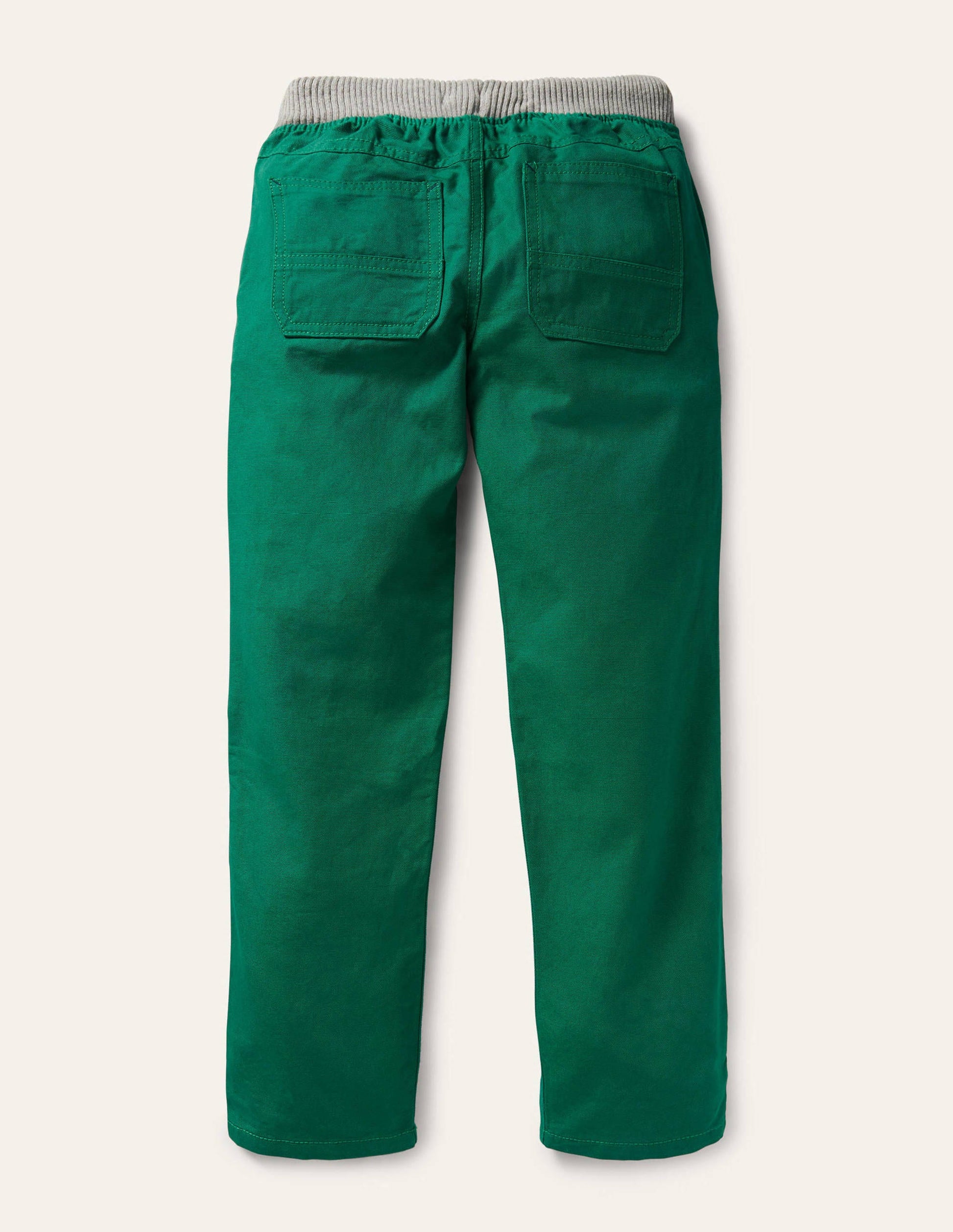 Hose zum Hineinschlüpfen mit Applikation-Waldgrün, Waldmotiv-2