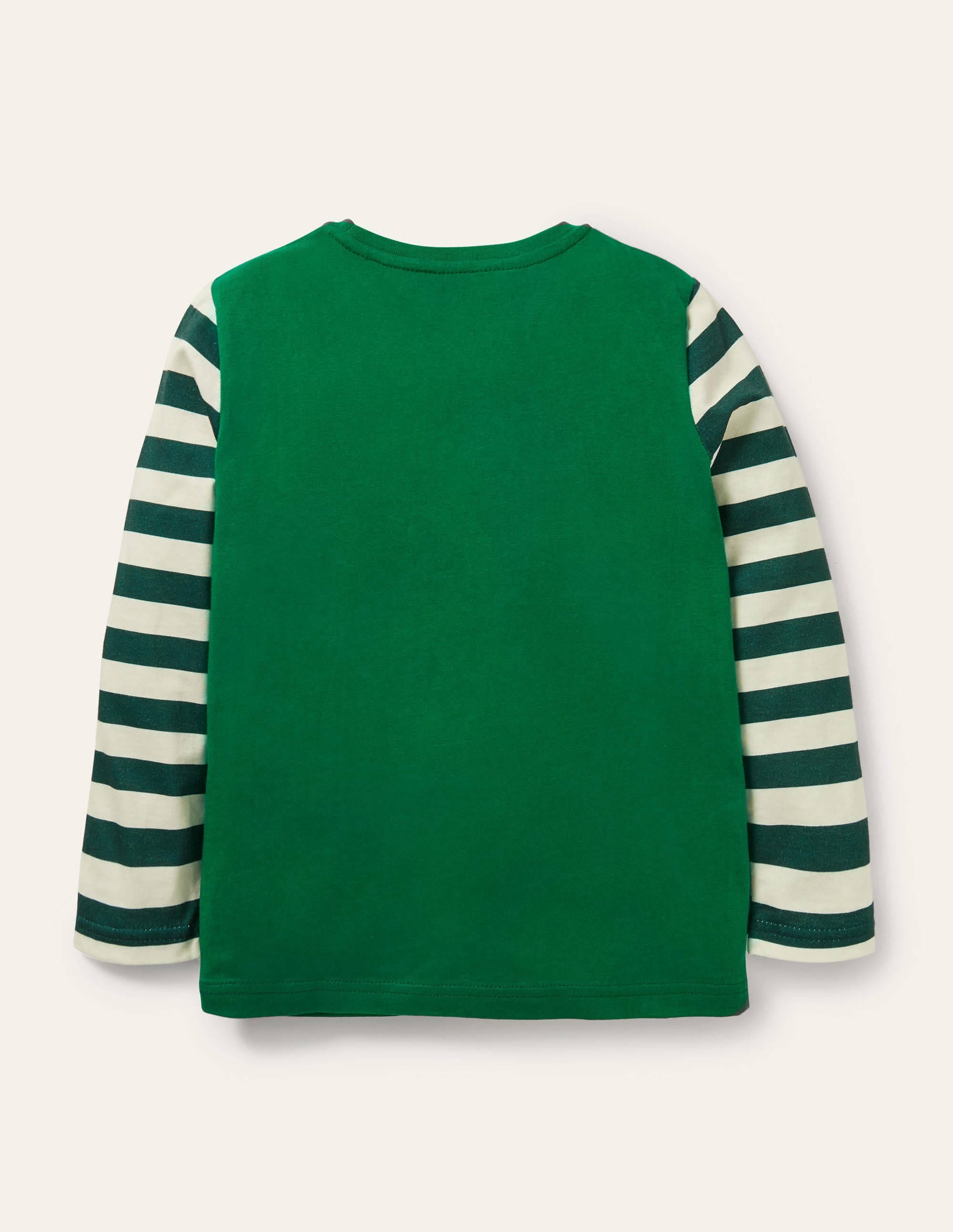 T-shirt à appliqué Woodland-Renard et brouette vert forêt - Image 2