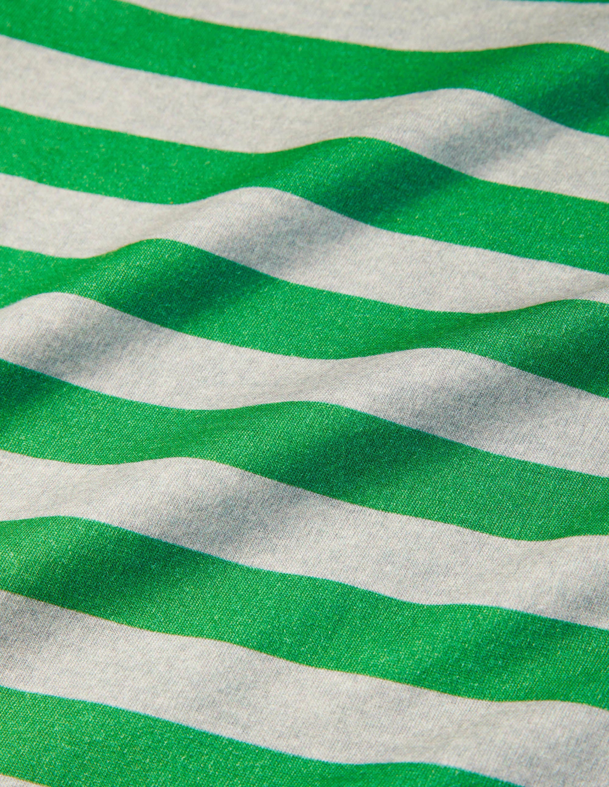 T-shirt manches longues ultra-doux-Gris chiné/vert des Highlands - Image 3