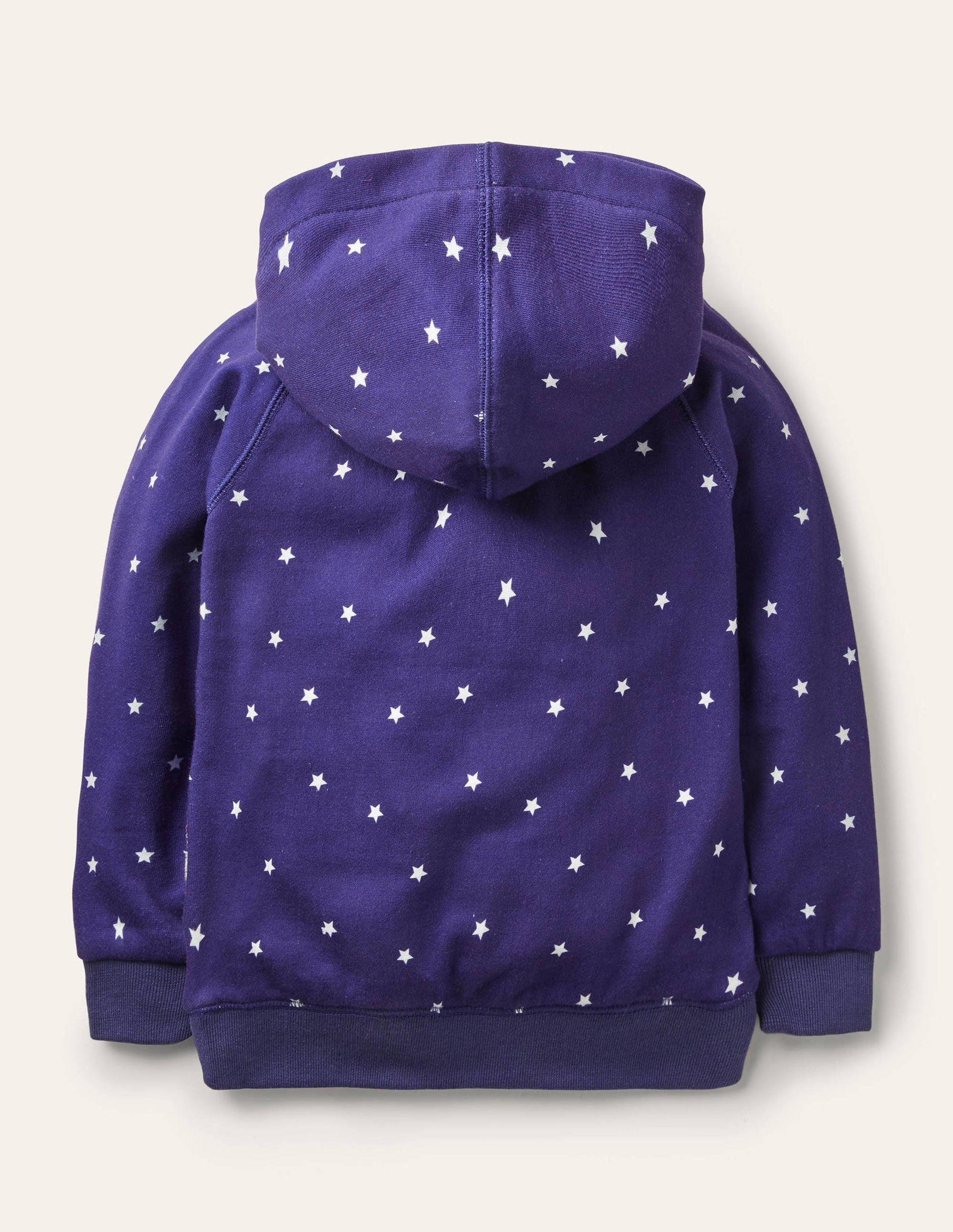 Kapuzenpullover mit Applikationsaufnäher-Schuluniform-Navy, Eule-2