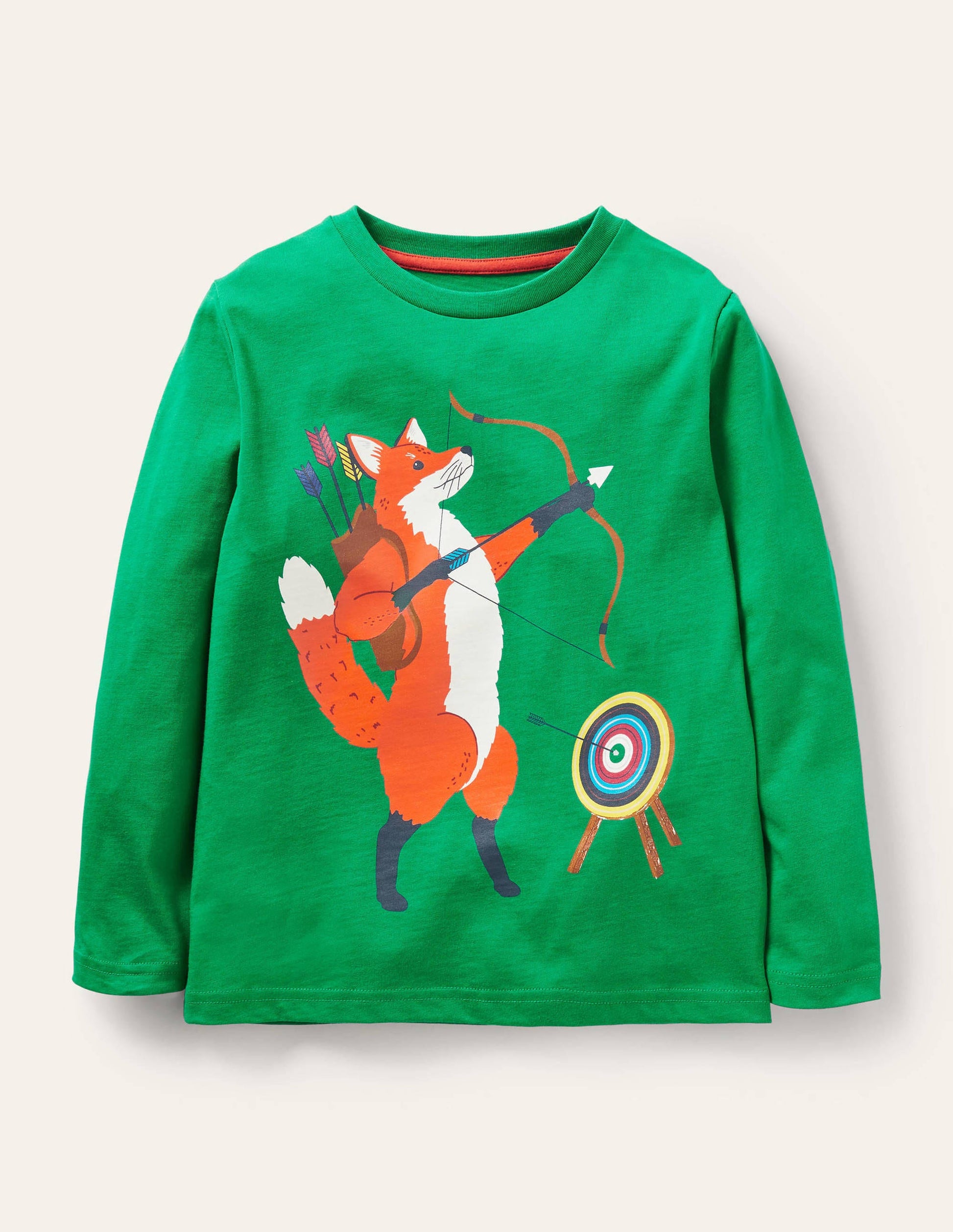 Graphic Fairytale T-shirt-Highland Green Fox Archery-1