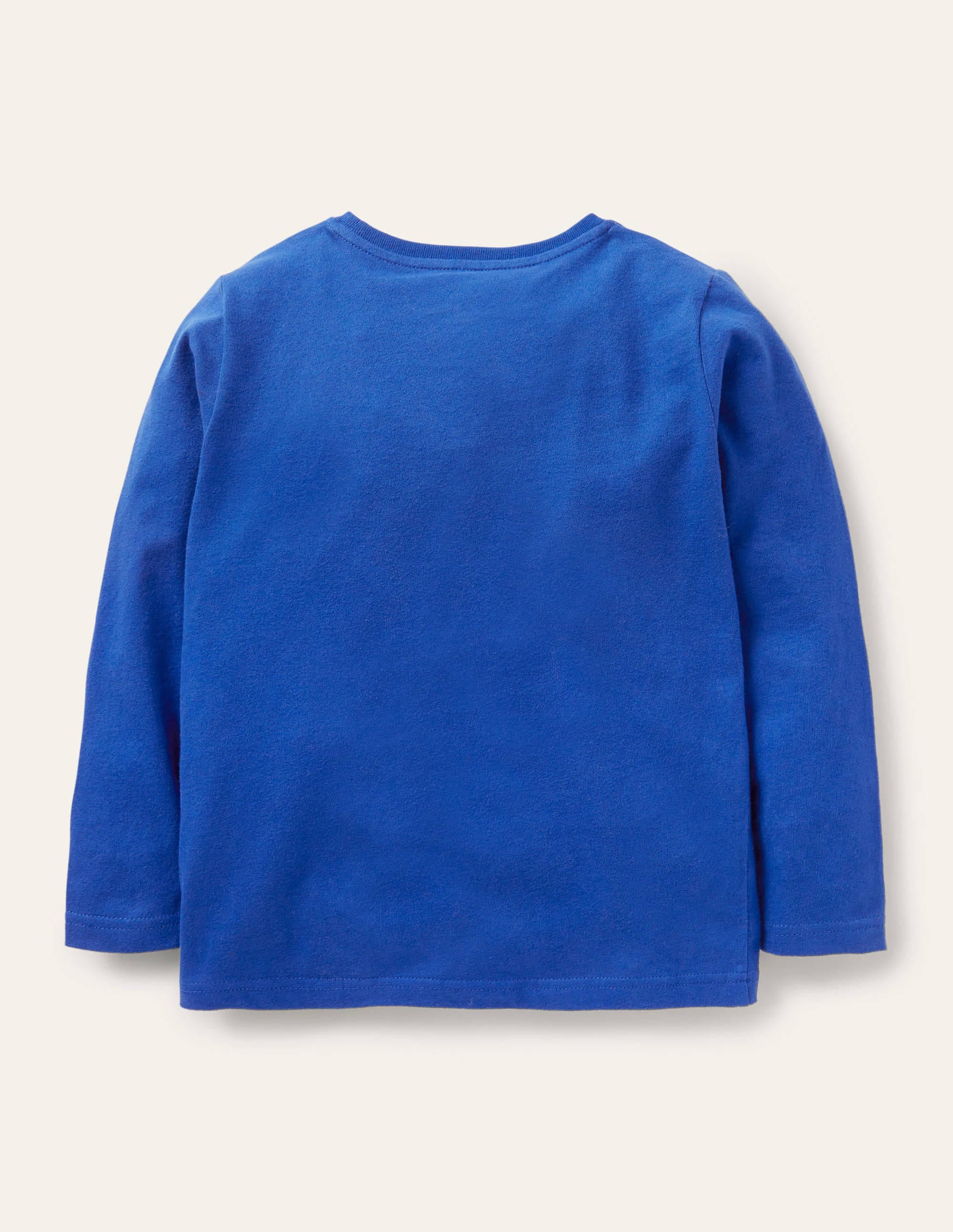 T-Shirt mit Waldapplikation-Blitzblau, Bär - Image 2