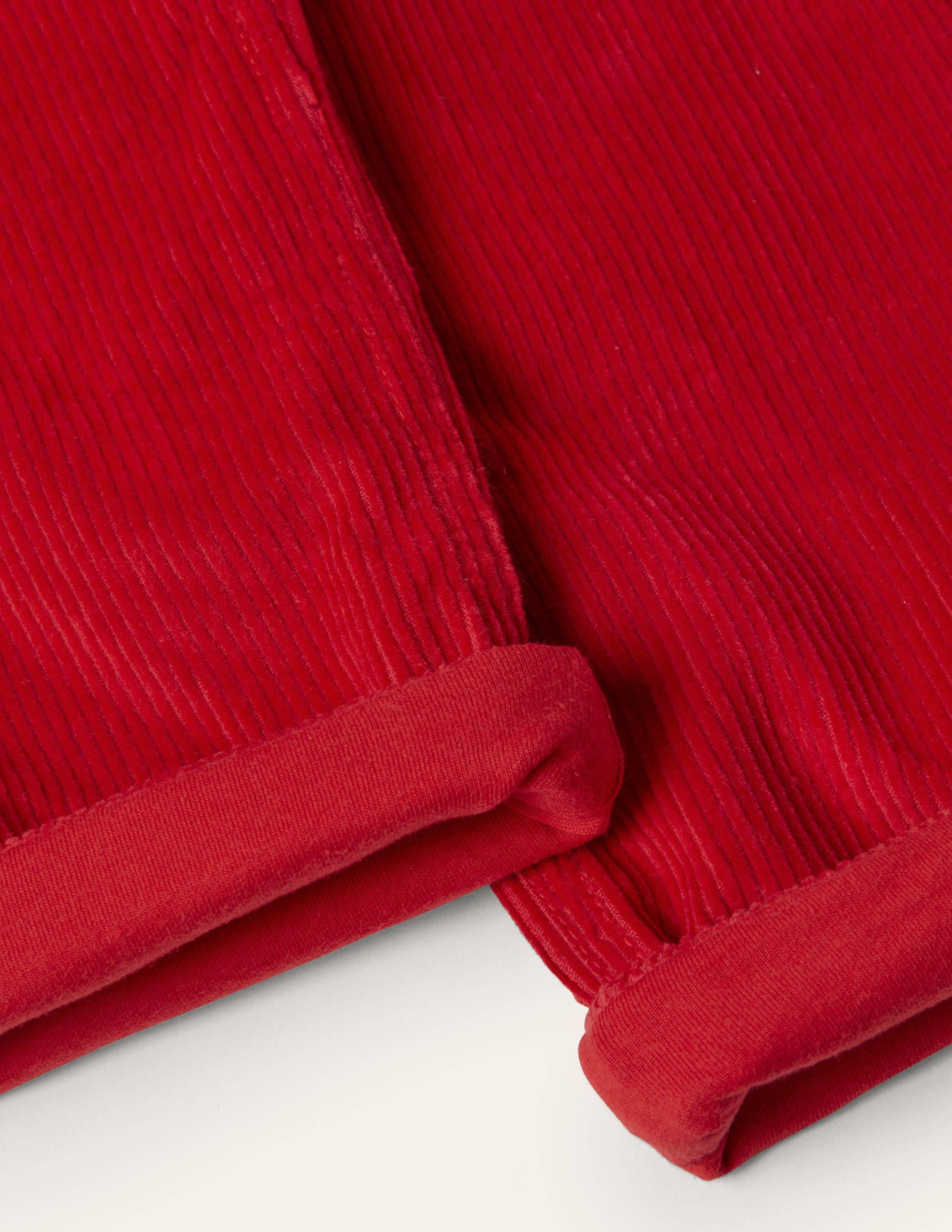 Pantalon cosy en velours côtelé doublé-Rouge rockabilly - Image 4