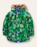 Wasserdichter 4-in-1-Parka-Waldgrün, Camouflage