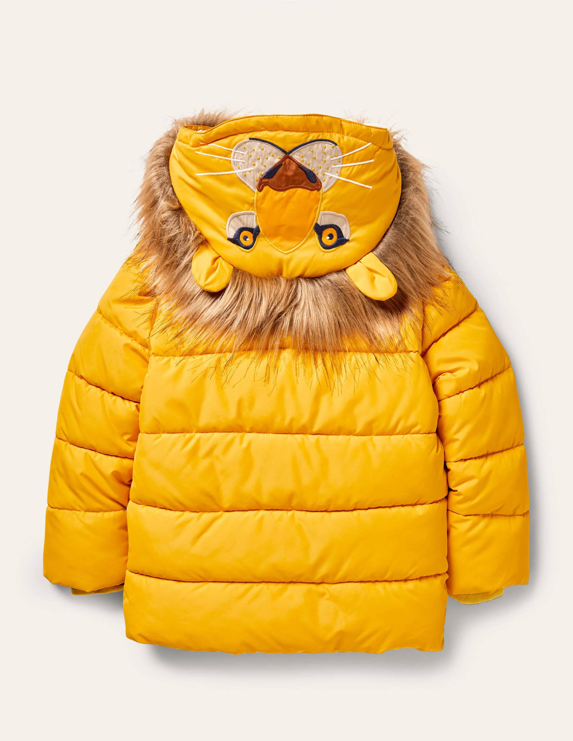 Doudoune fun motif lion-Lion jaune rayon de miel - Image 2