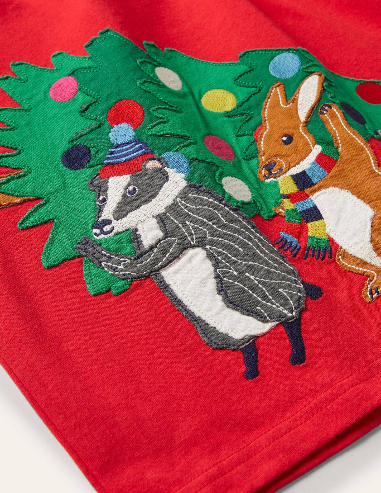 Festliches Oberteil mit Tiermotiv-Rockabilly-Rot