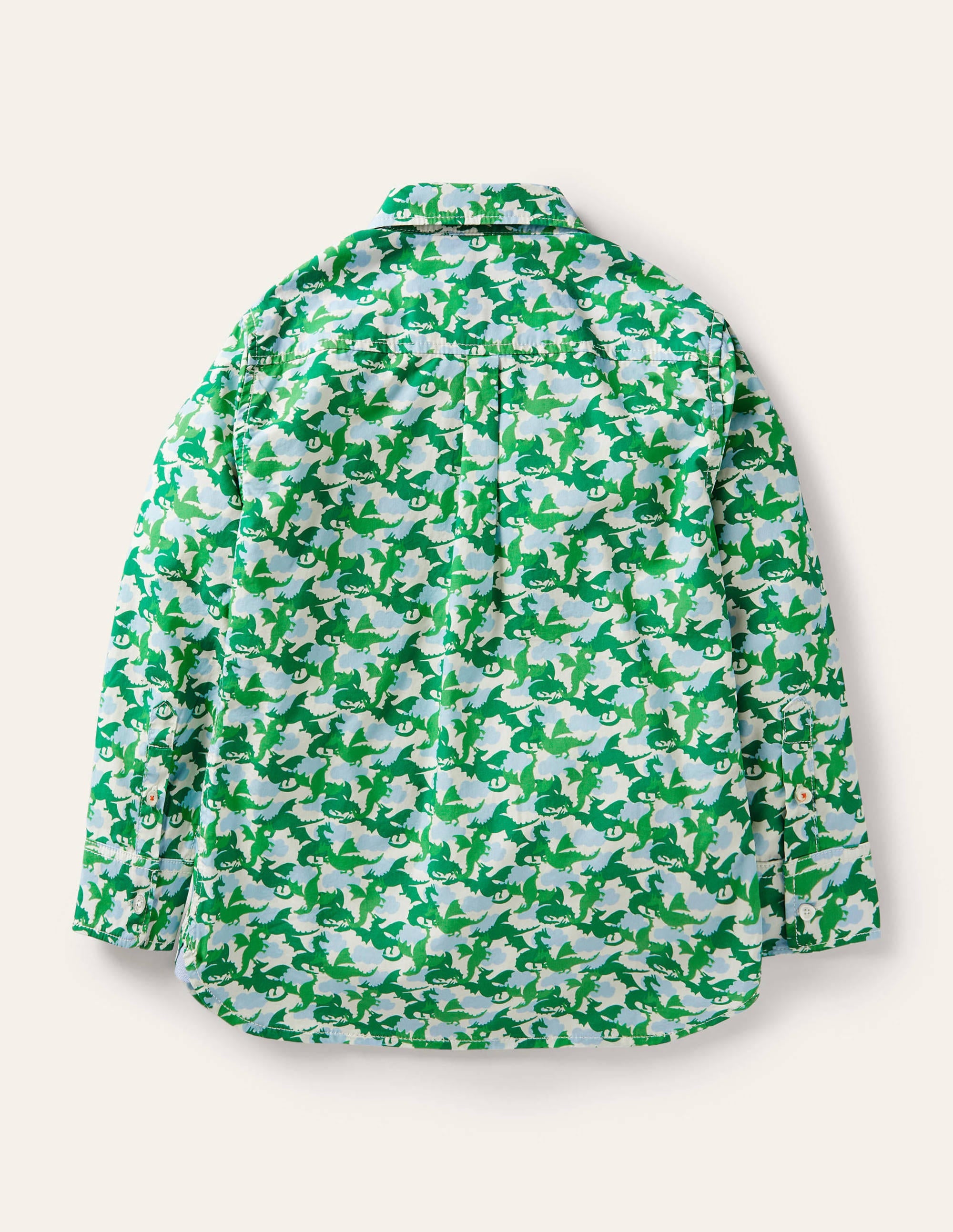 Chemise de soirée imprimée-Dragons vert des Highlands - Image 2