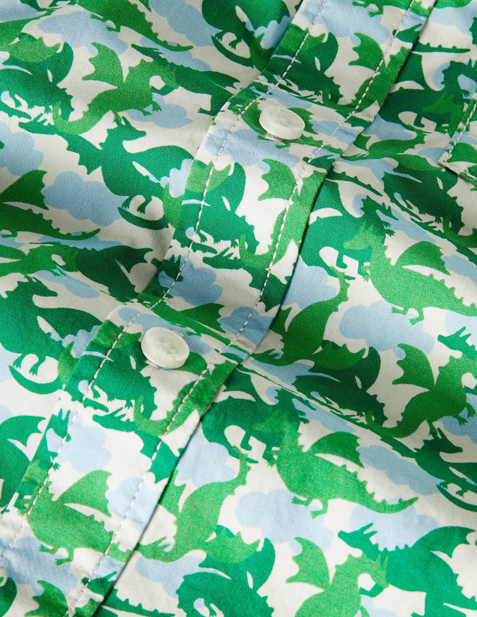 Chemise de soirée imprimée-Dragons vert des Highlands - Image 3