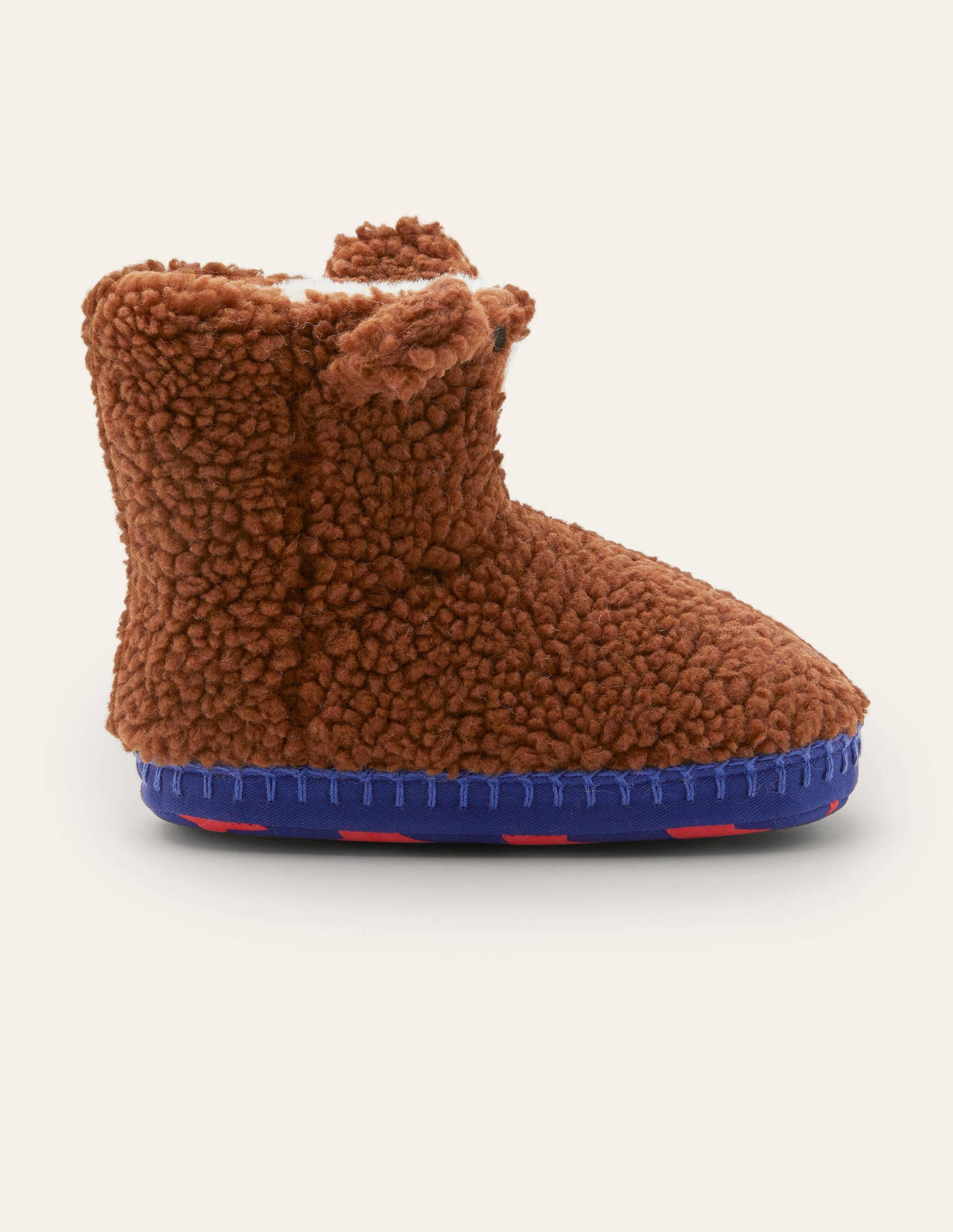 Hausschuhstiefel-Braun, Bär-2