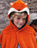 Cape aus Kunstfell zum Verkleiden-Mandarinenorange, Fuchs