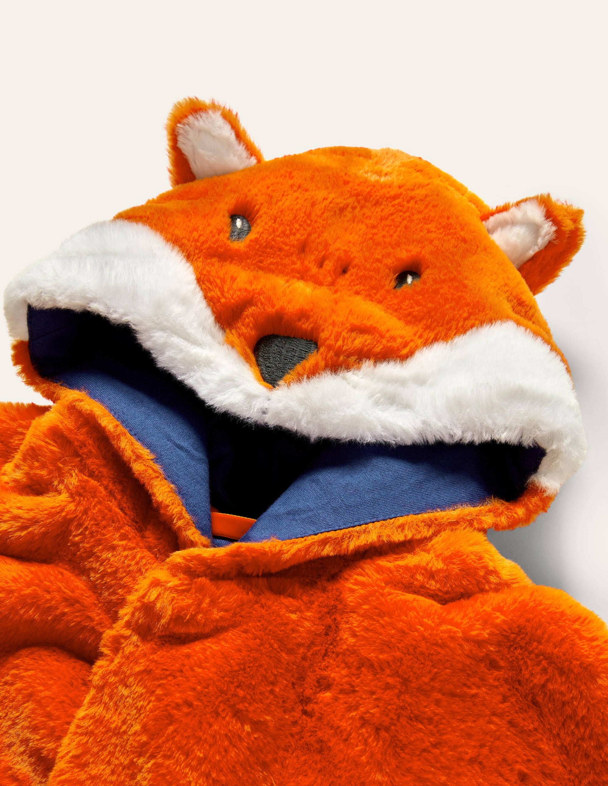 Cape aus Kunstfell zum Verkleiden-Mandarinenorange, Fuchs - Image 4