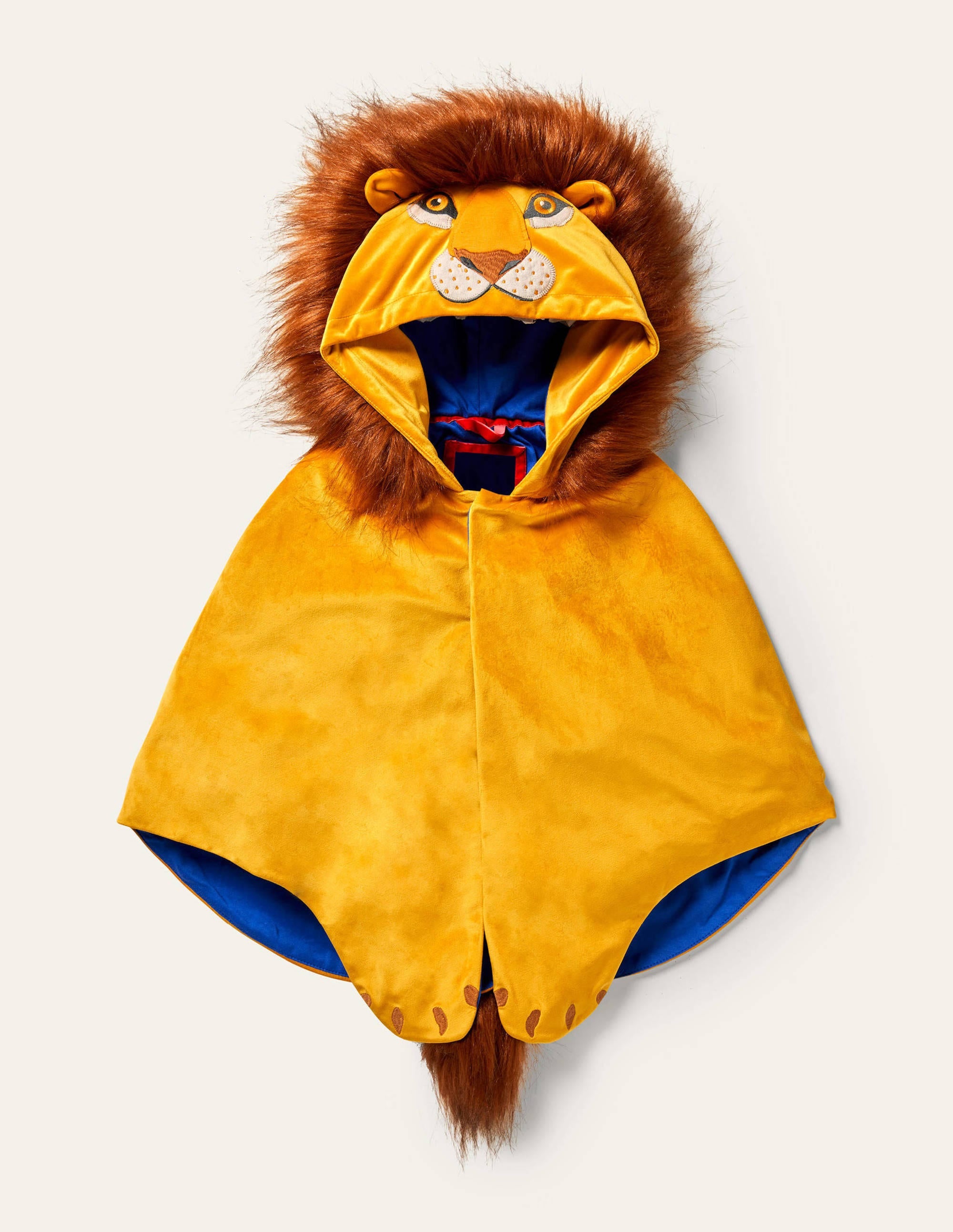 Cape aus Samt zum Verkleiden-Honiggelb, Löwe - Image 1