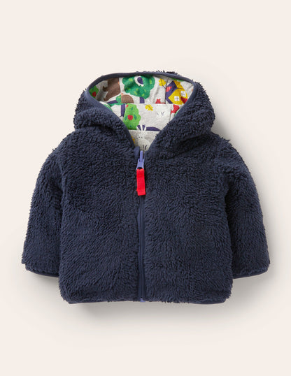 Wendbare Jacke-Grau Meliert, Bären-3