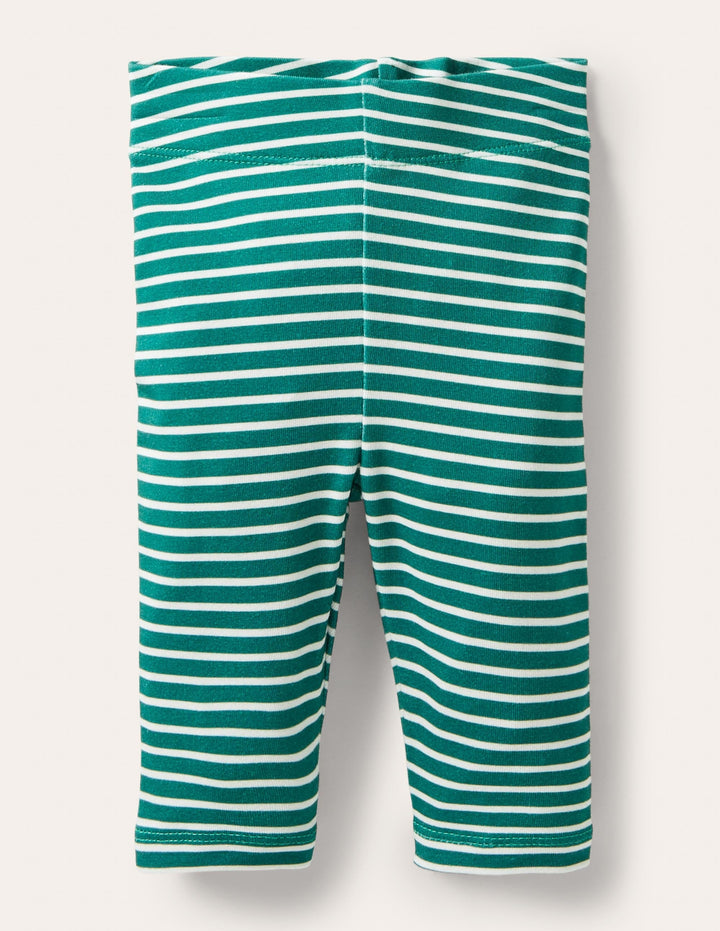 Baby Leggings-Sardinia Green/Ivory