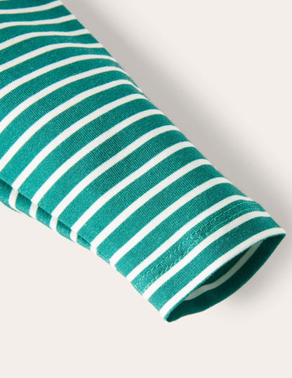 Baby-Leggings-Sardiniengrün, Naturweiß-3