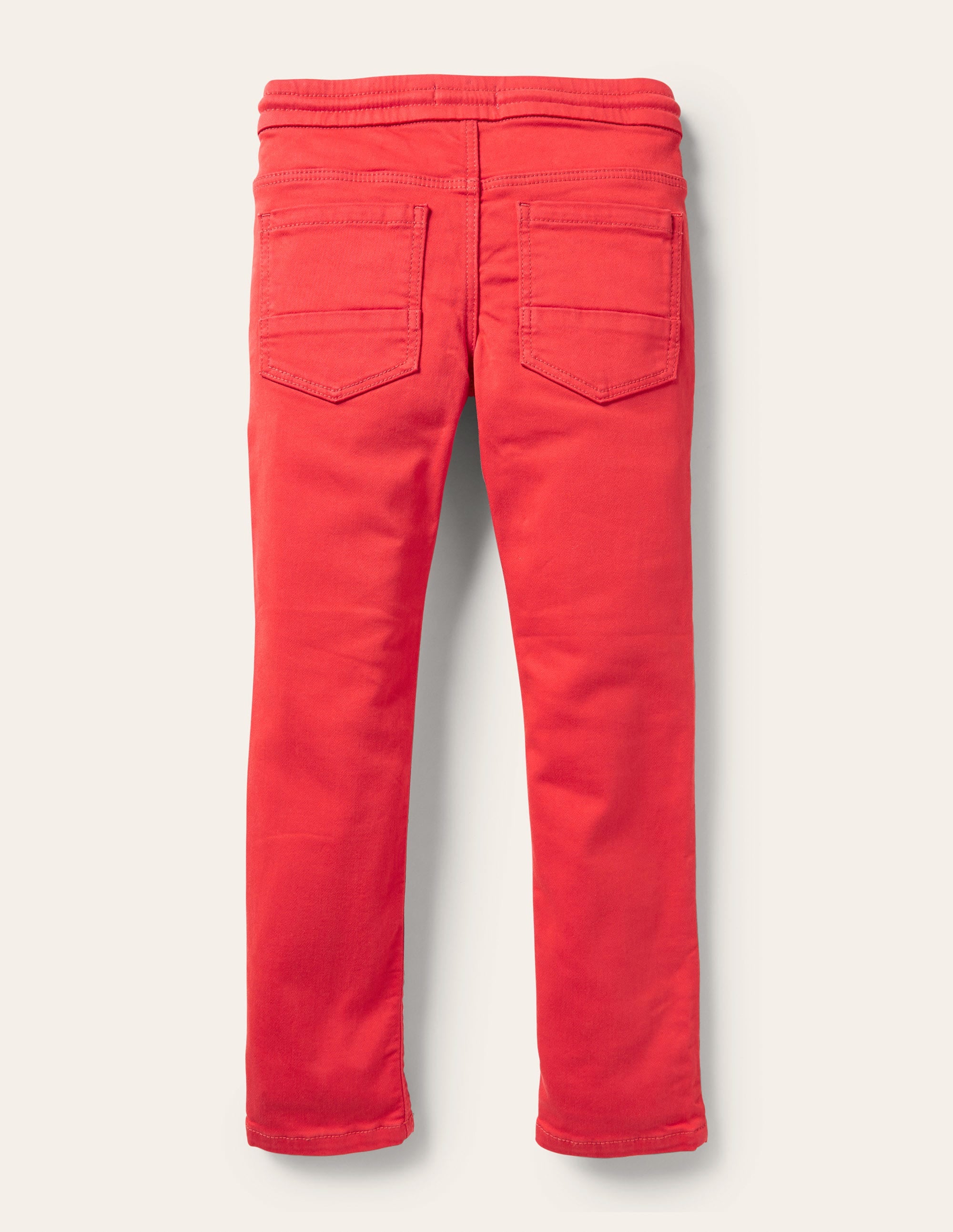 Schmal geschnittene Jersey-Jeans-Erdbeerkuchenrot - Image 2