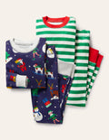 Twin Pack Snug Pyjamas-Starboard Festive Friends