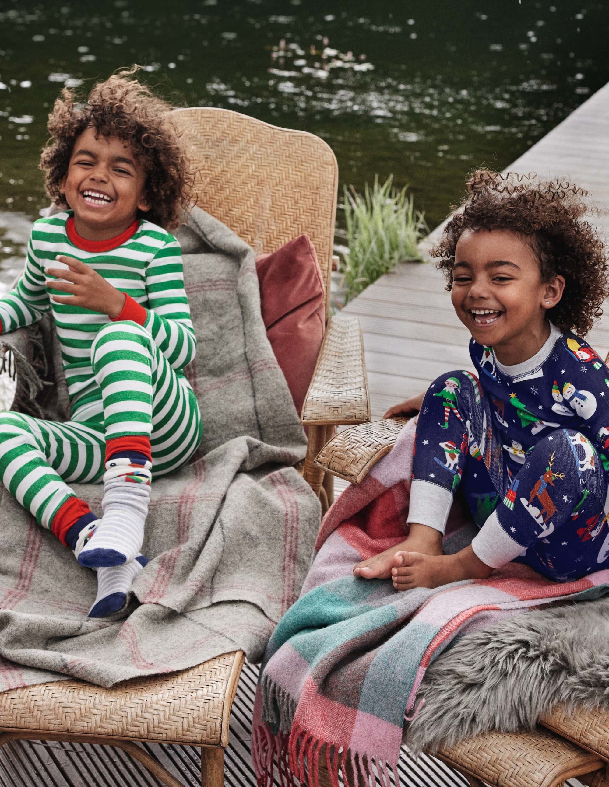 Twin Pack Snug Pyjamas-Starboard Festive Friends - Image 4