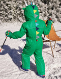 Combinaison imperméable motif dragon-Dinosaure vert des Highlands