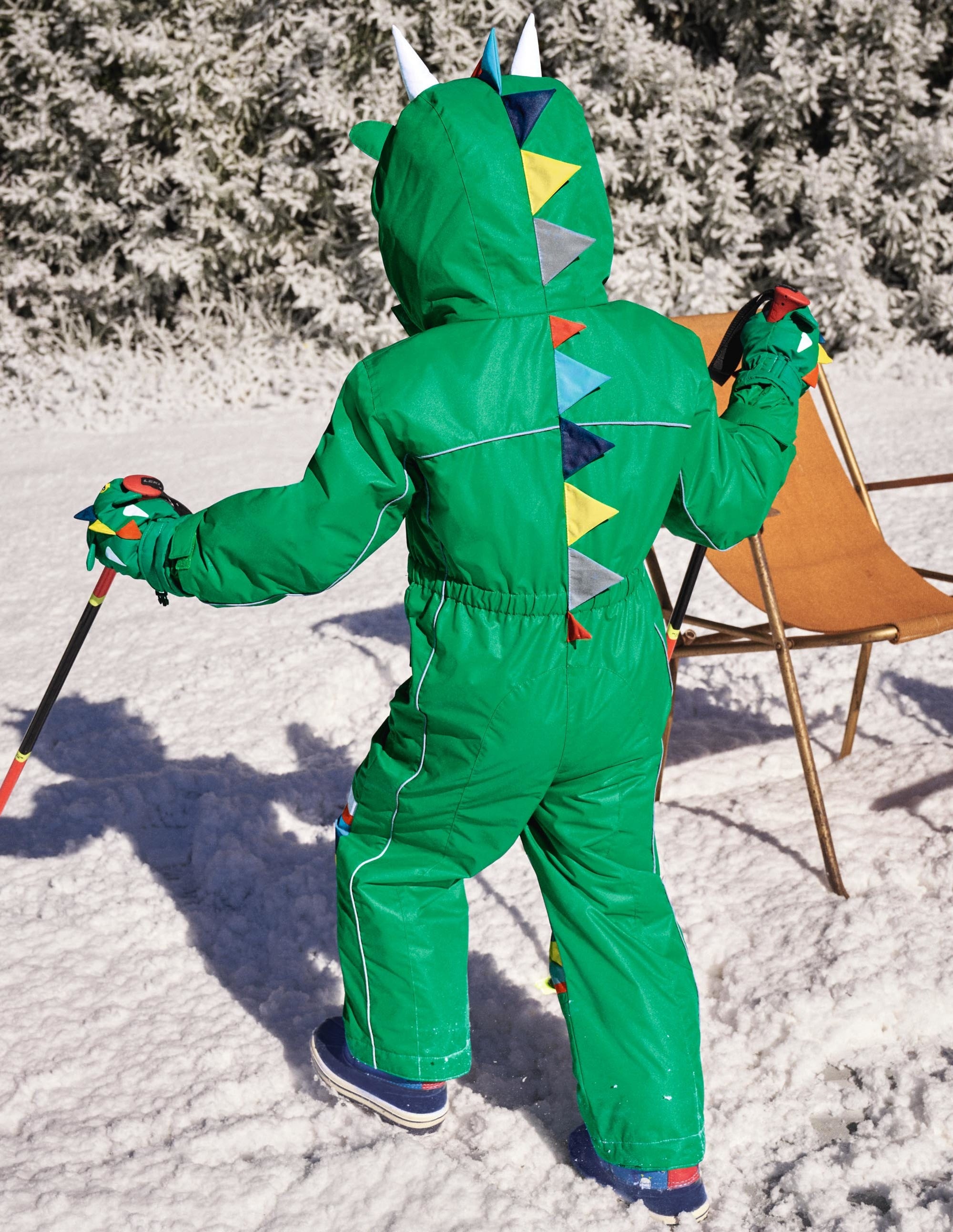 Combinaison imperméable motif dragon-Dinosaure vert des Highlands - Image 1