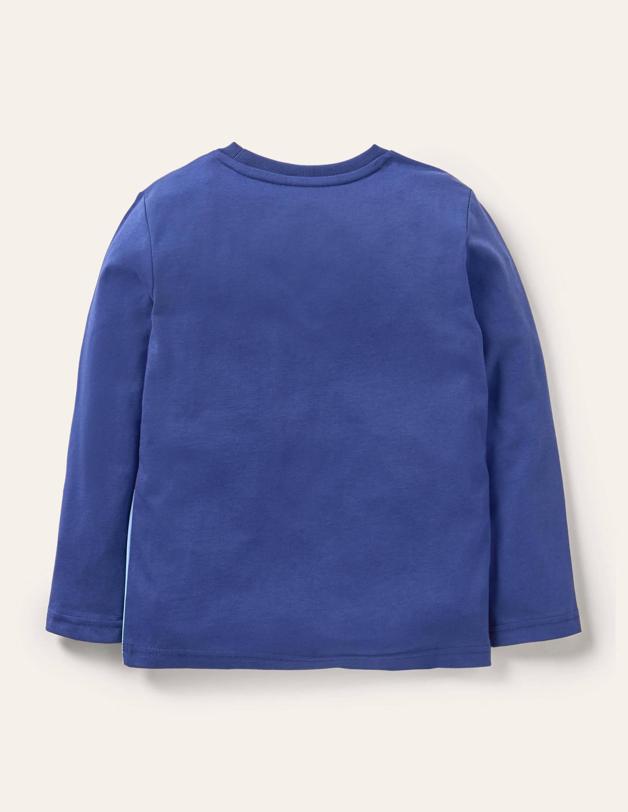 T-shirt à motif livraison de Noël-Traineau du père Noël bleu tribord - Image 2