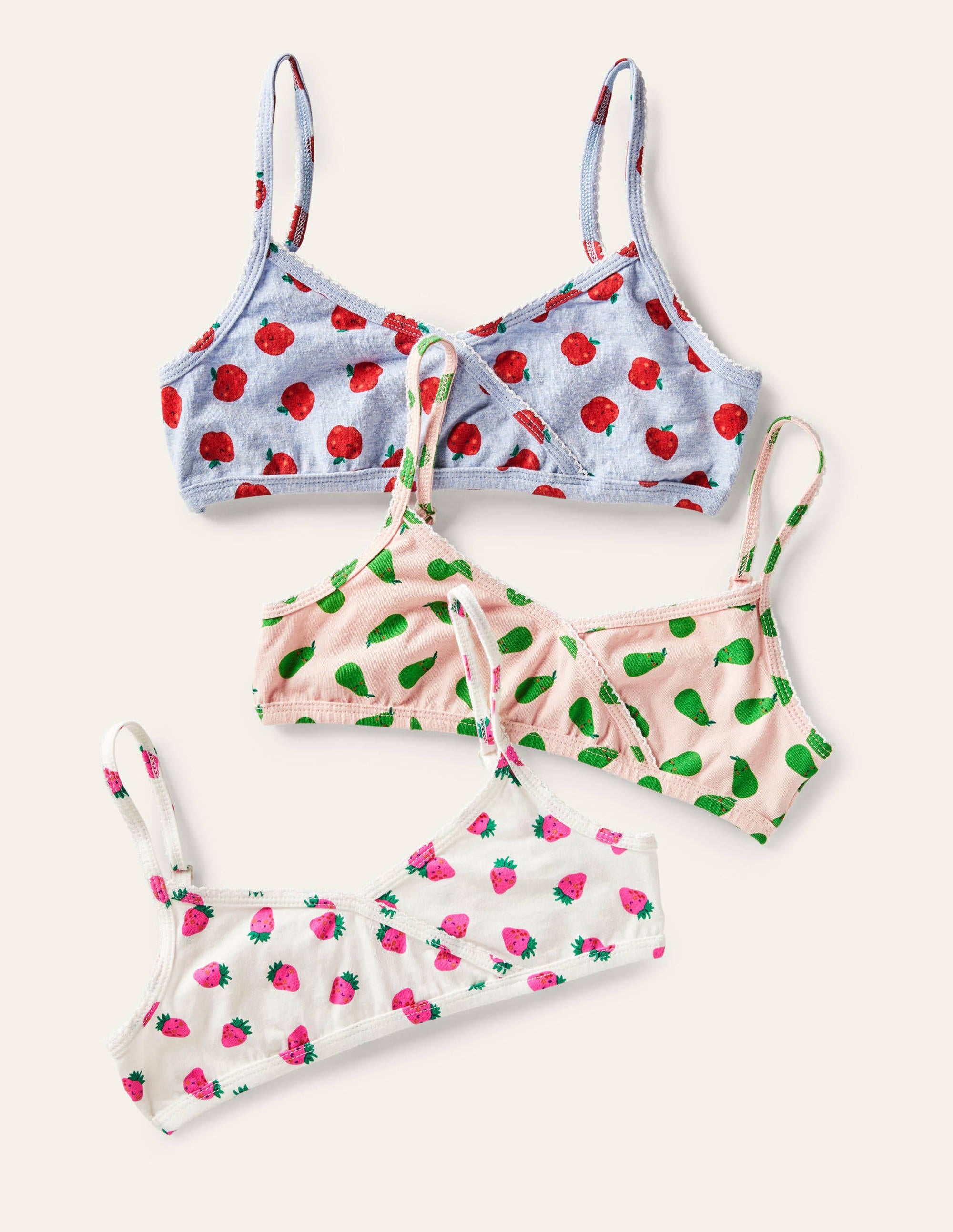 3 tops courts croisés-Fruit multi - Image 1
