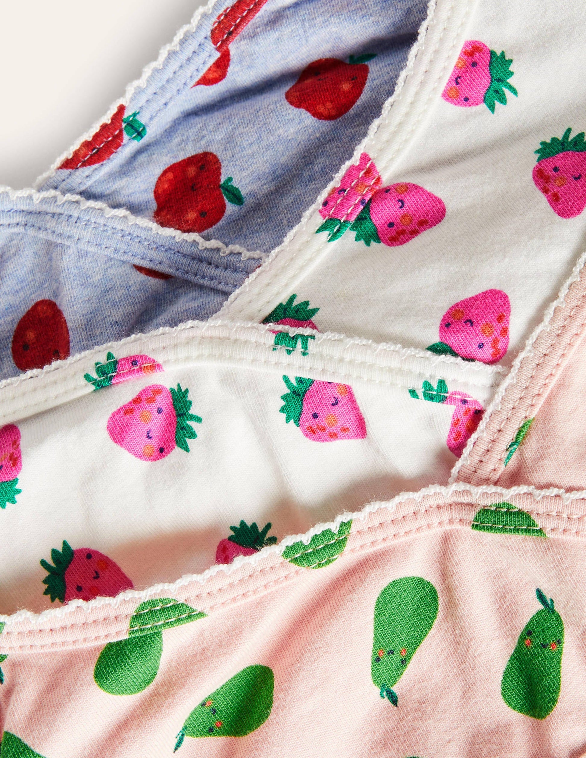 3 tops courts croisés-Fruit multi-2