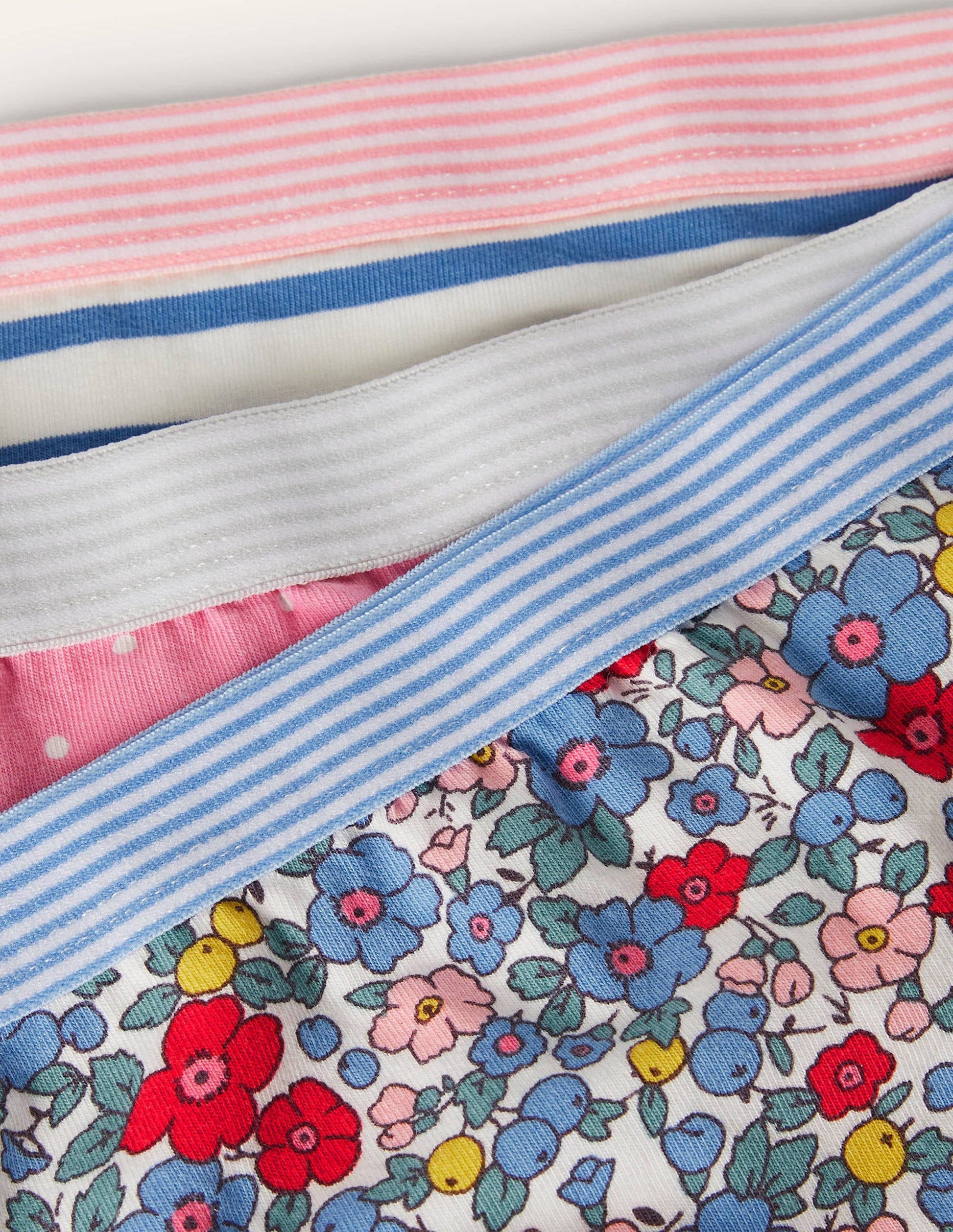 3 culottes-Pois floraux multi-3